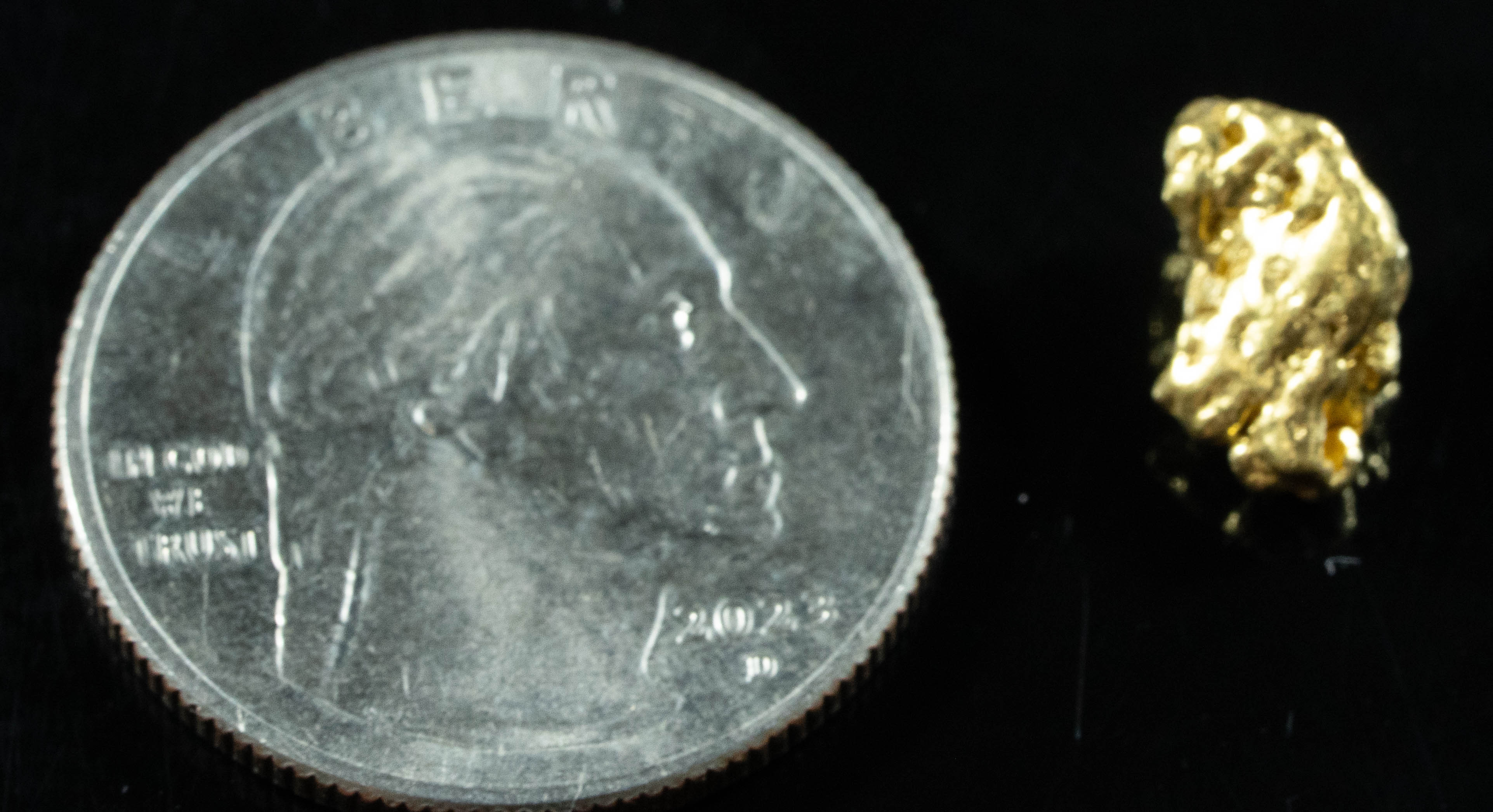 #213 Alaskan BC Natural Gold Nugget 2.25 Grams Genuine