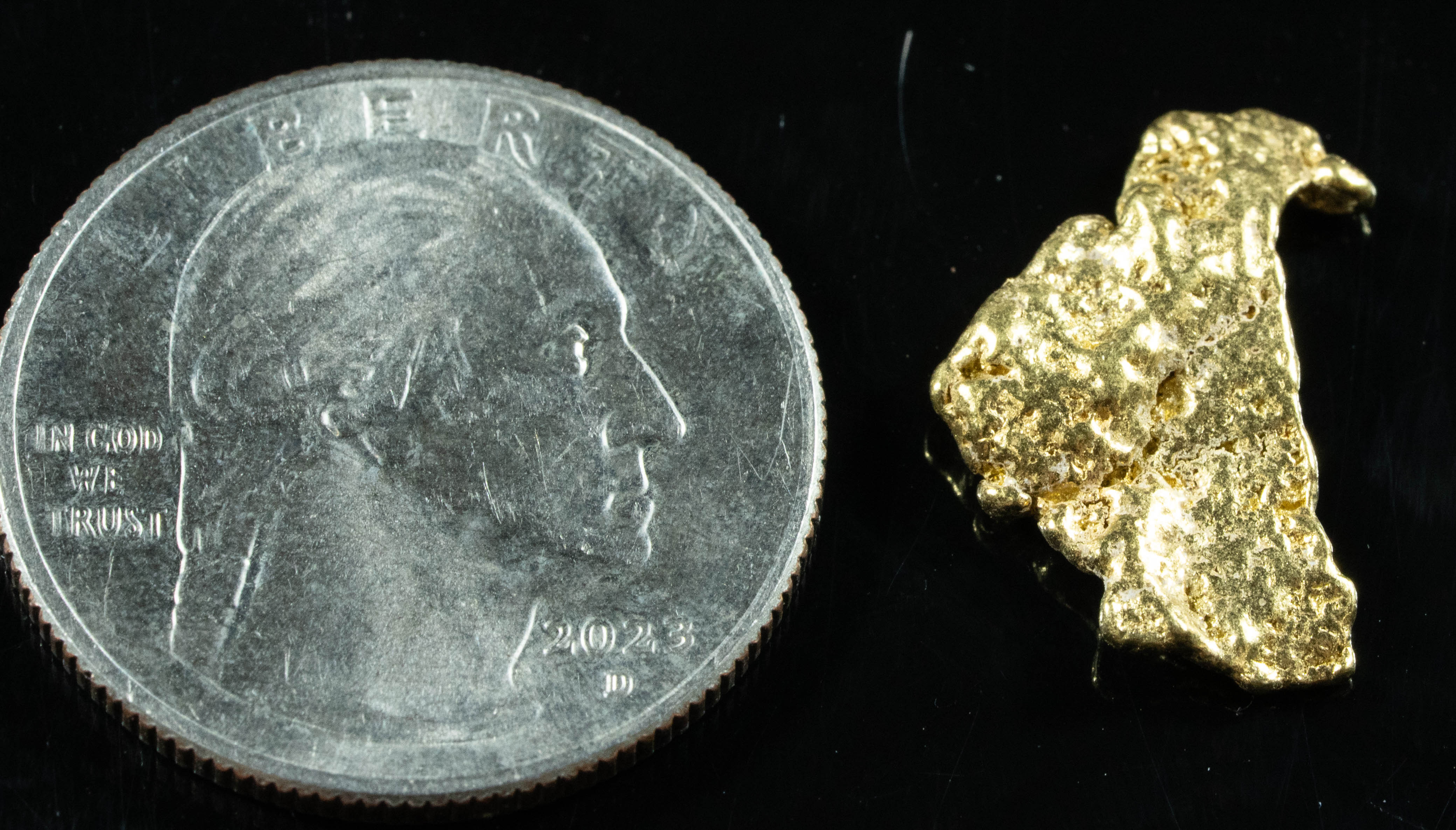 #280 Alaskan BC Natural Gold Nugget 2.75 Grams Genuine