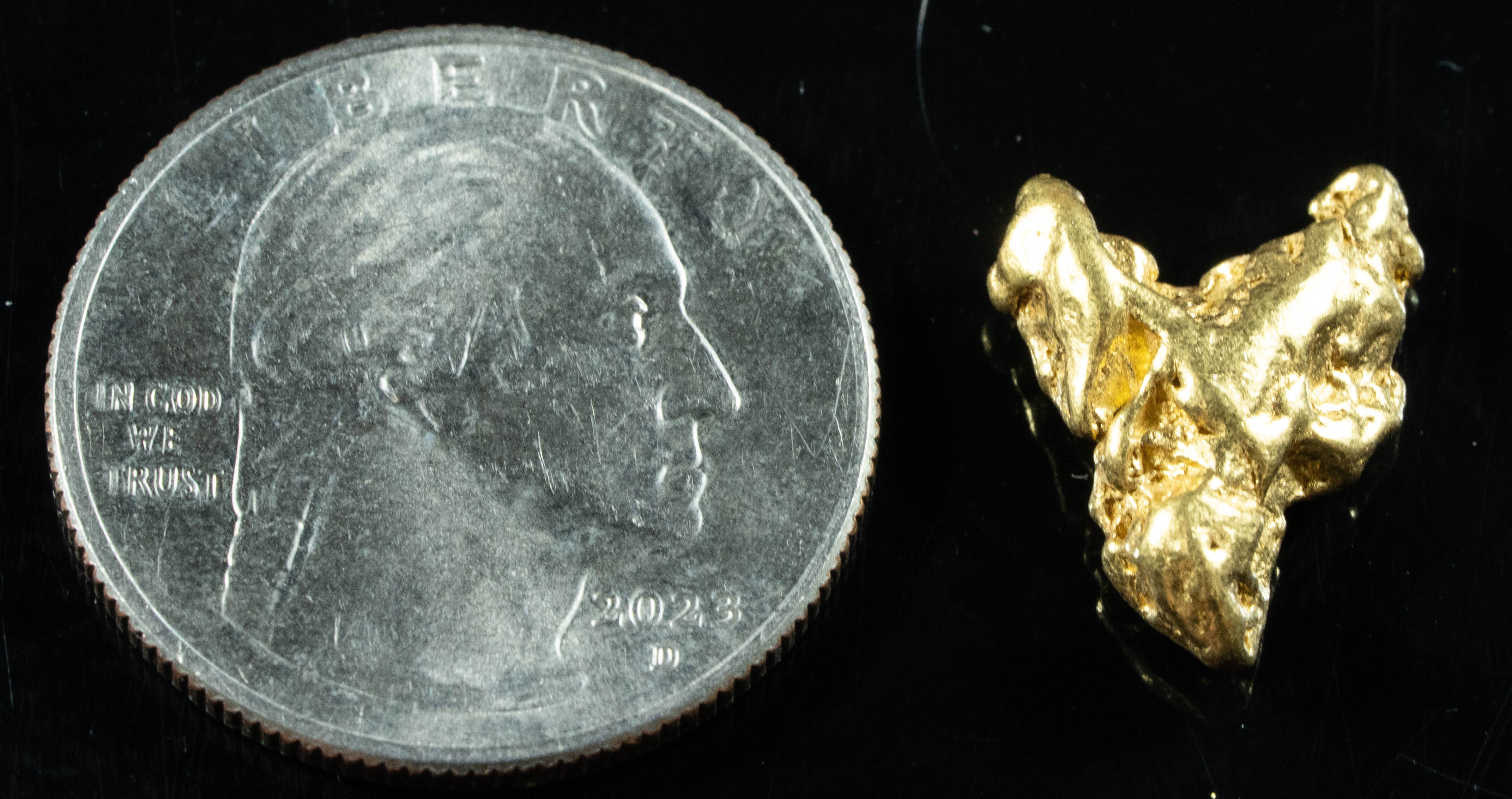 #281 Alaskan BC Natural Gold Nugget 4.61 Grams Genuine
