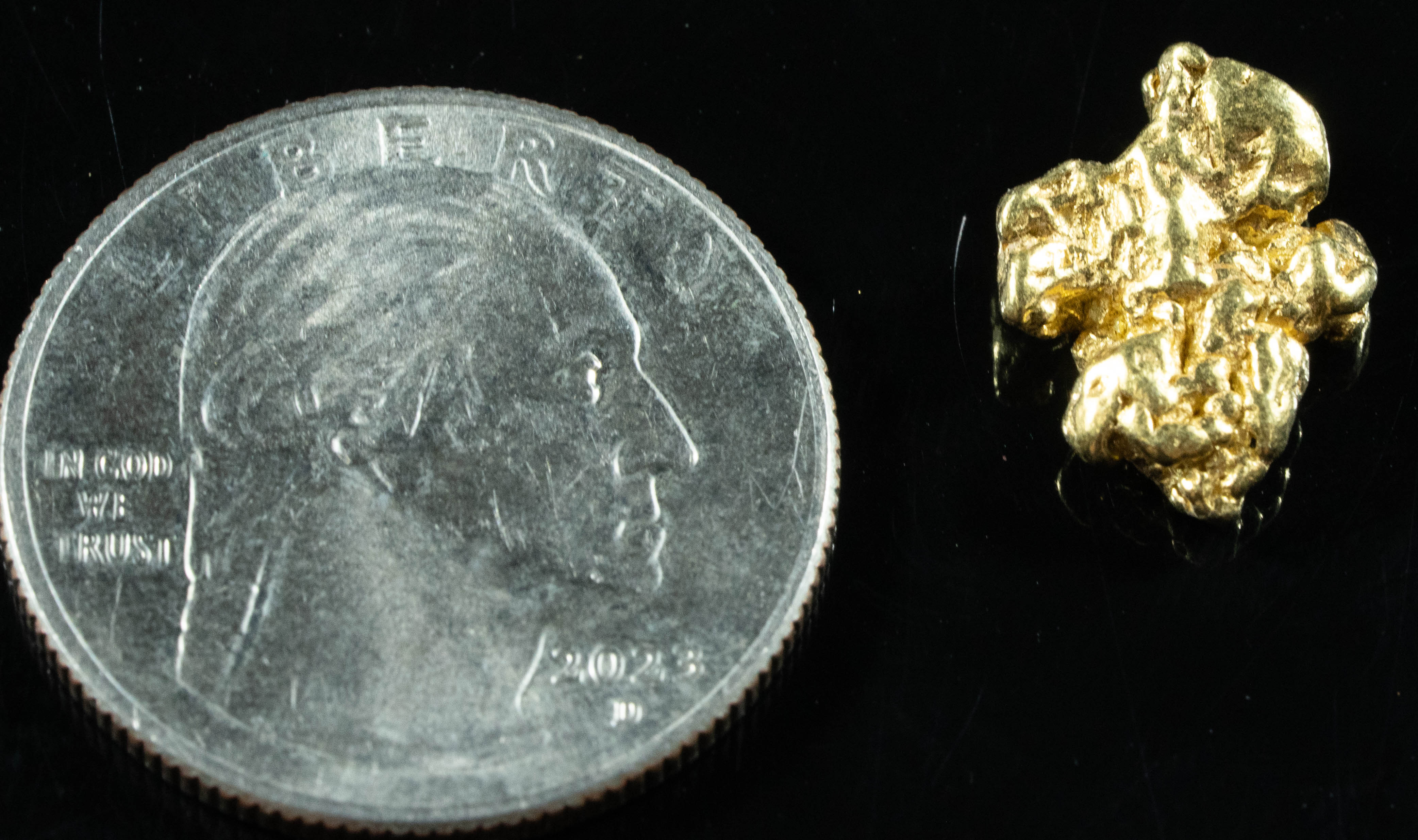 #283 Alaskan BC Natural Gold Nugget 2.67 Grams Genuine