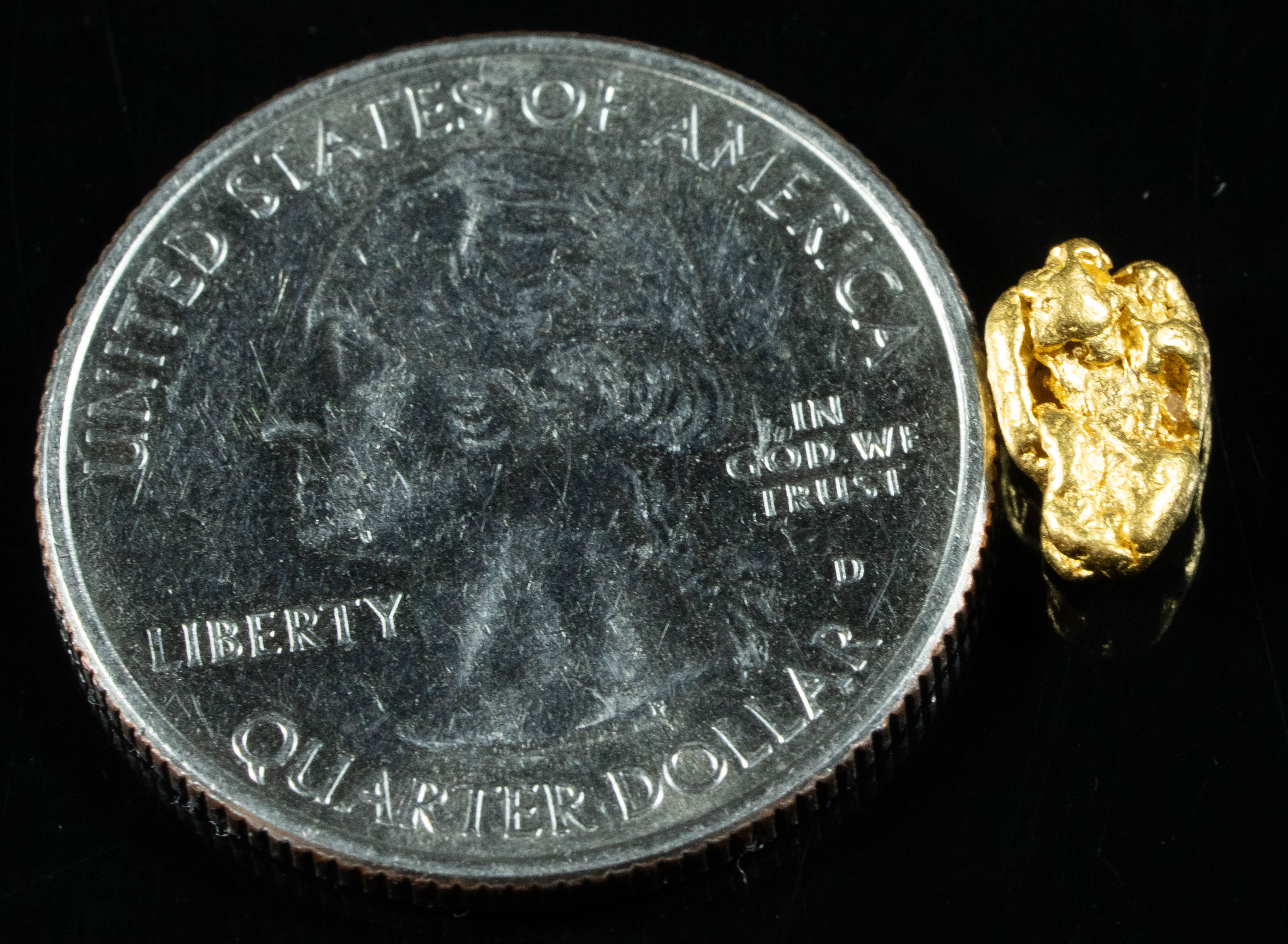 #812 Natural Gold Nugget Australian .98 Grams Genuine