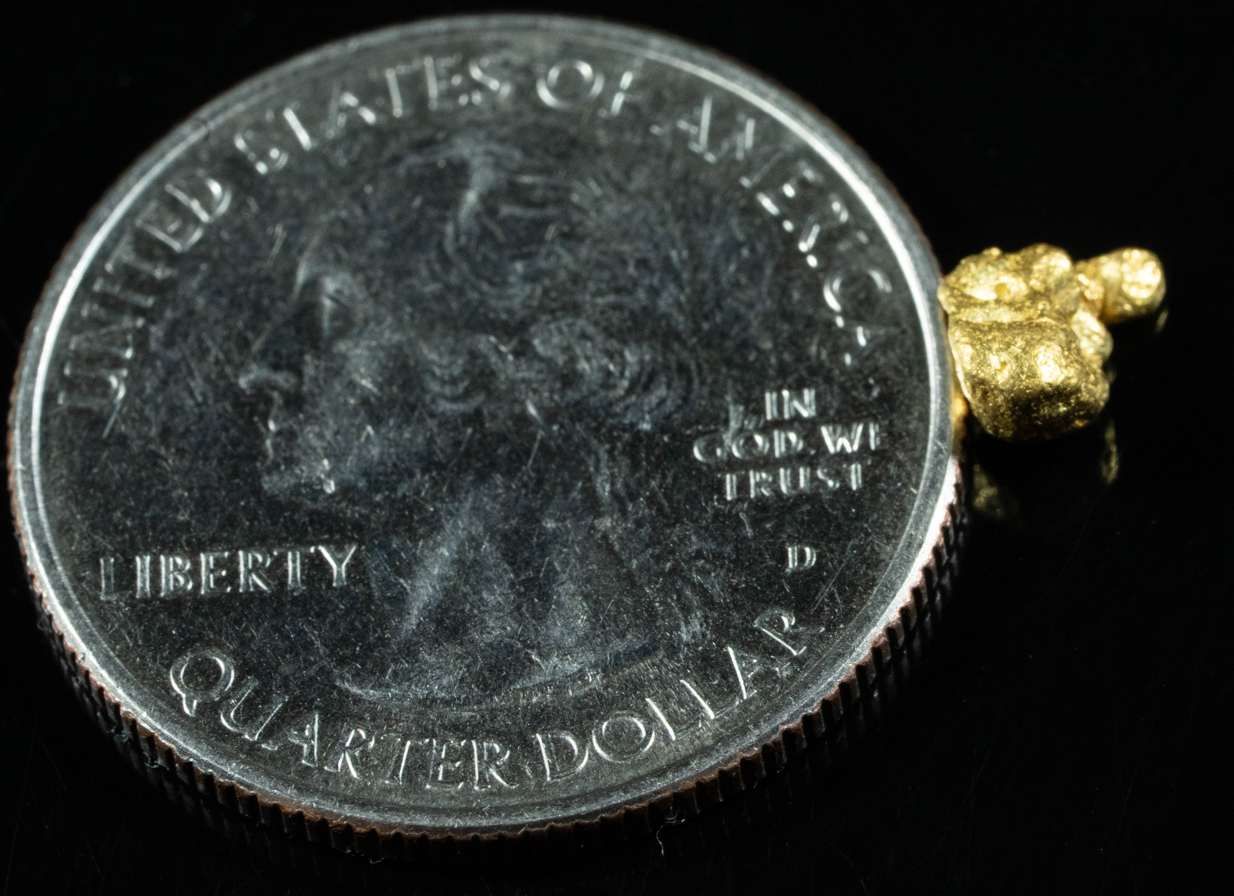 #814 Natural Gold Nugget Australian .72 Grams Genuine