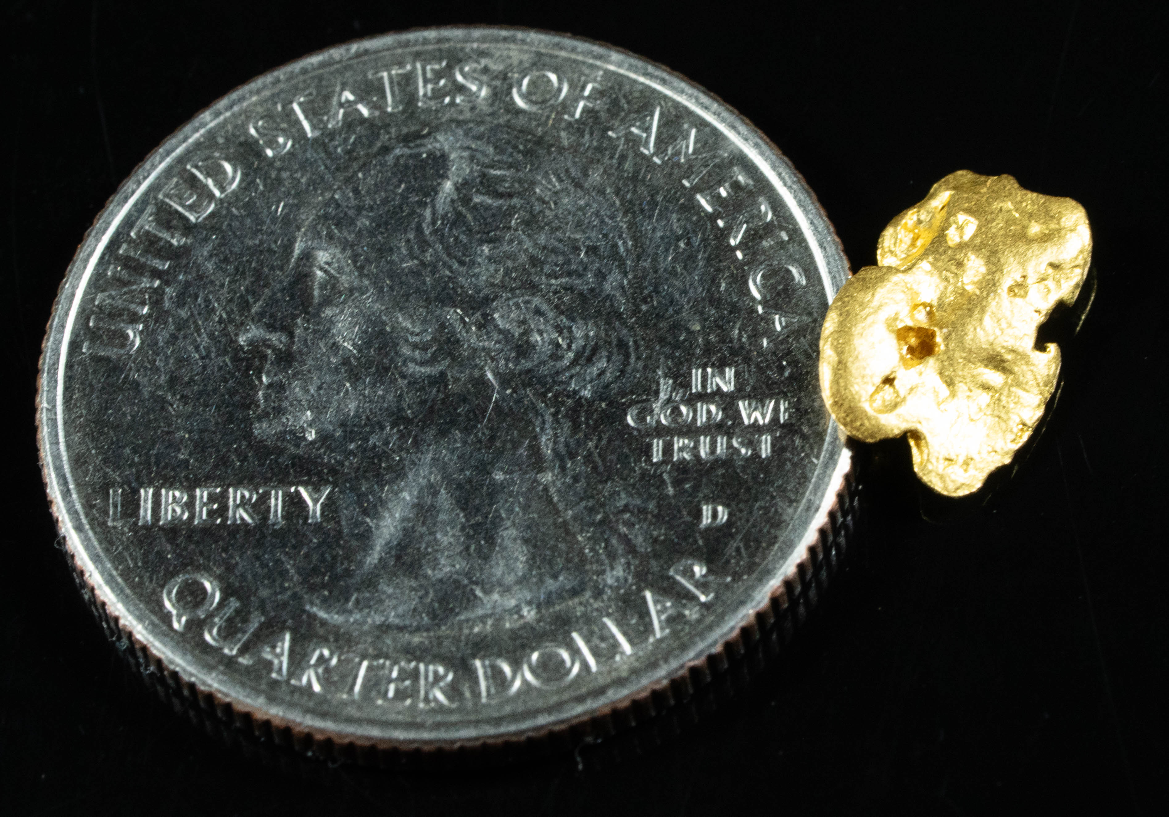 #816 Natural Gold Nugget Australian .98 Grams Genuine