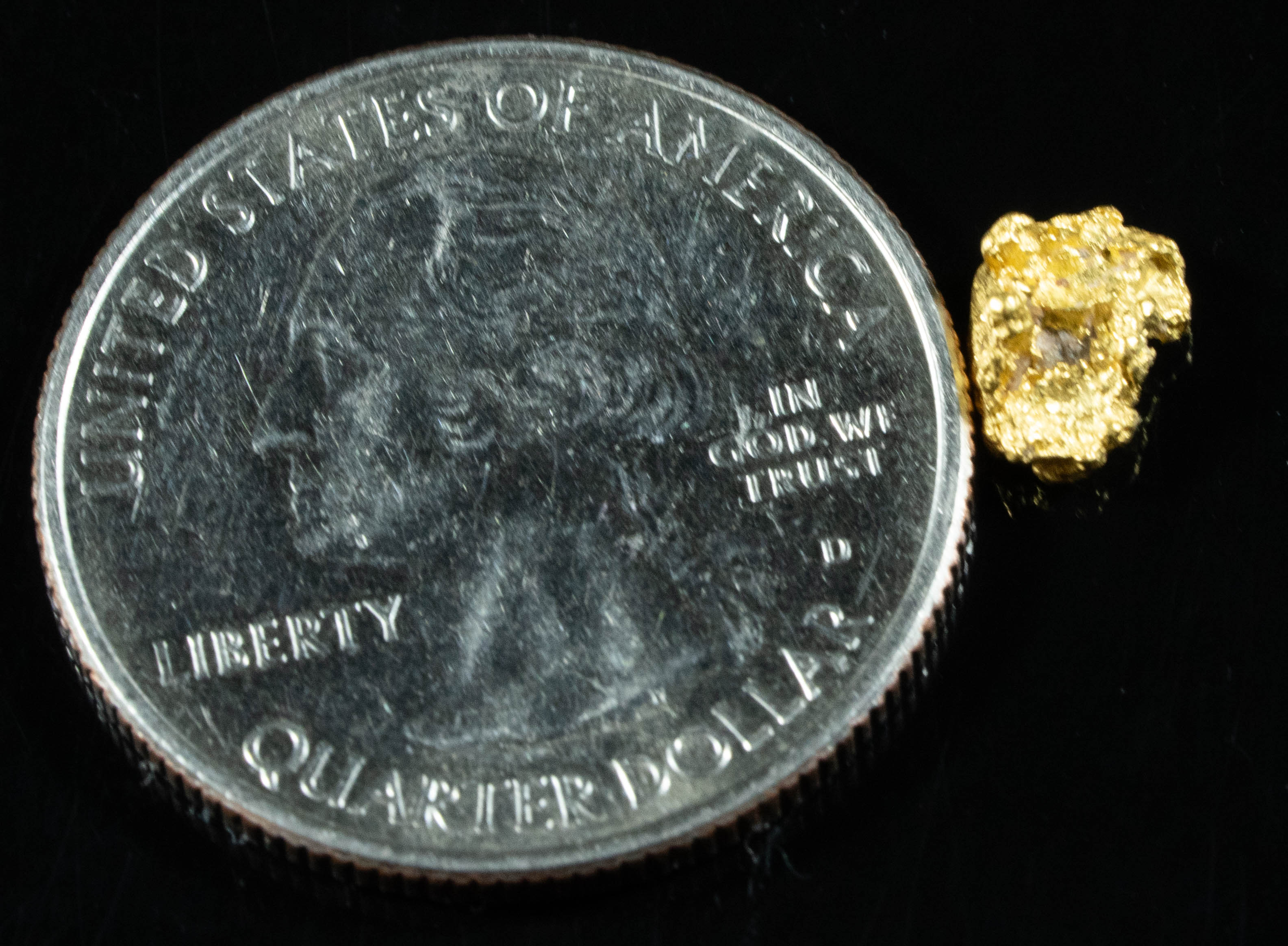 #819 Natural Gold Nugget Australian .60 Grams Genuine