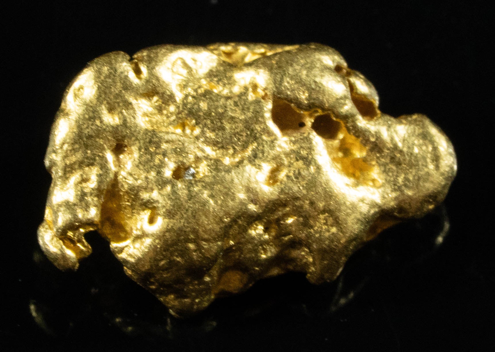 #755 Natural Gold Nugget Australian 1.00 Grams Genuine
