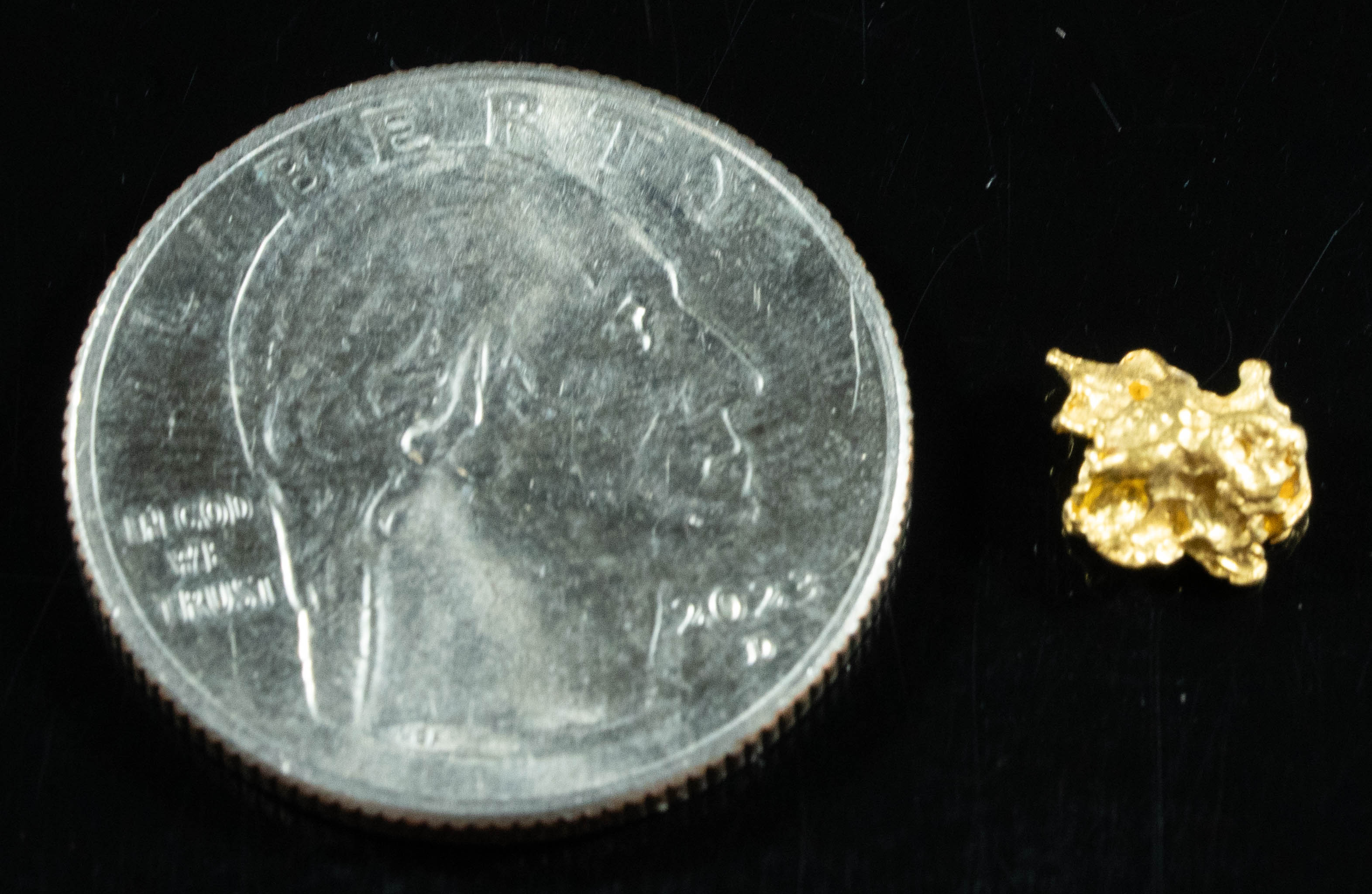 #750 Natural Gold Nugget Australian .81 Grams Genuine