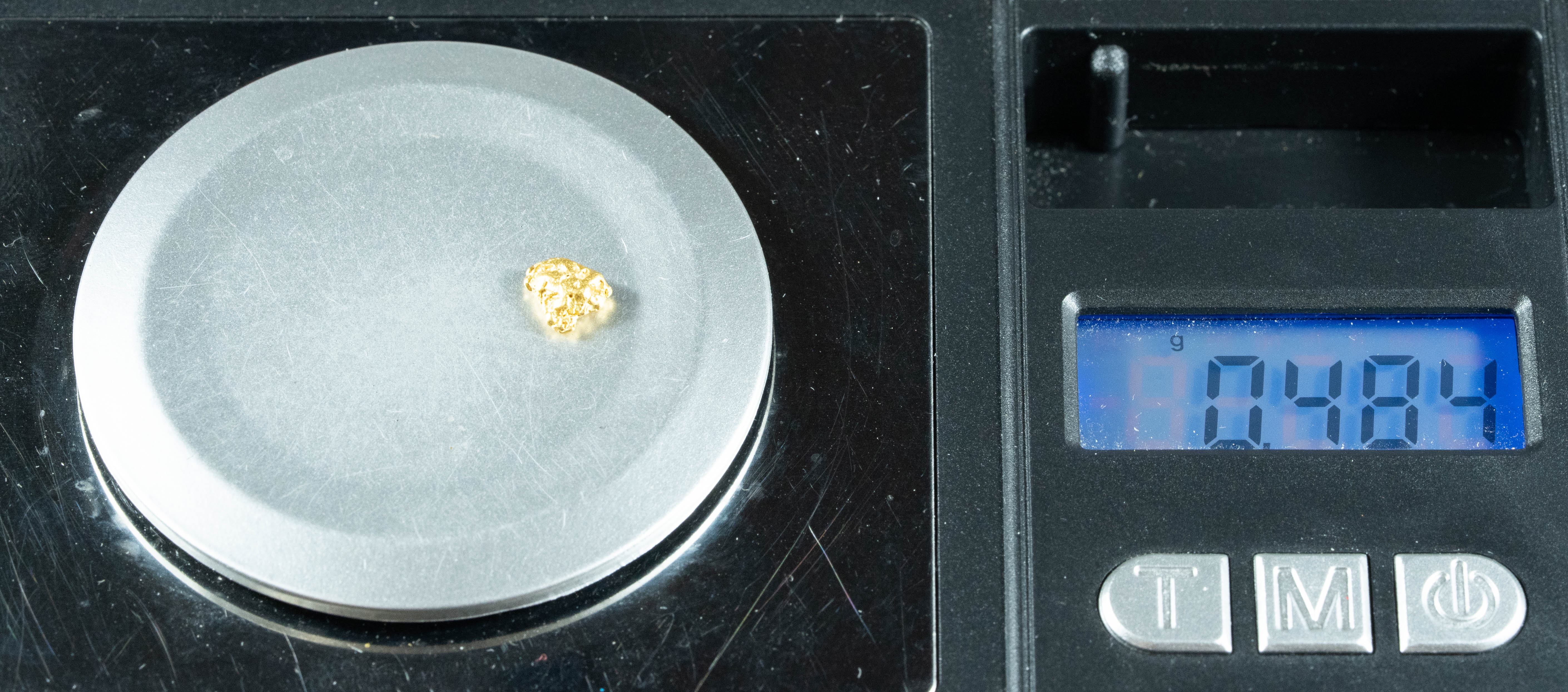 #760 Natural Gold Nugget Australian .48 Grams Genuine