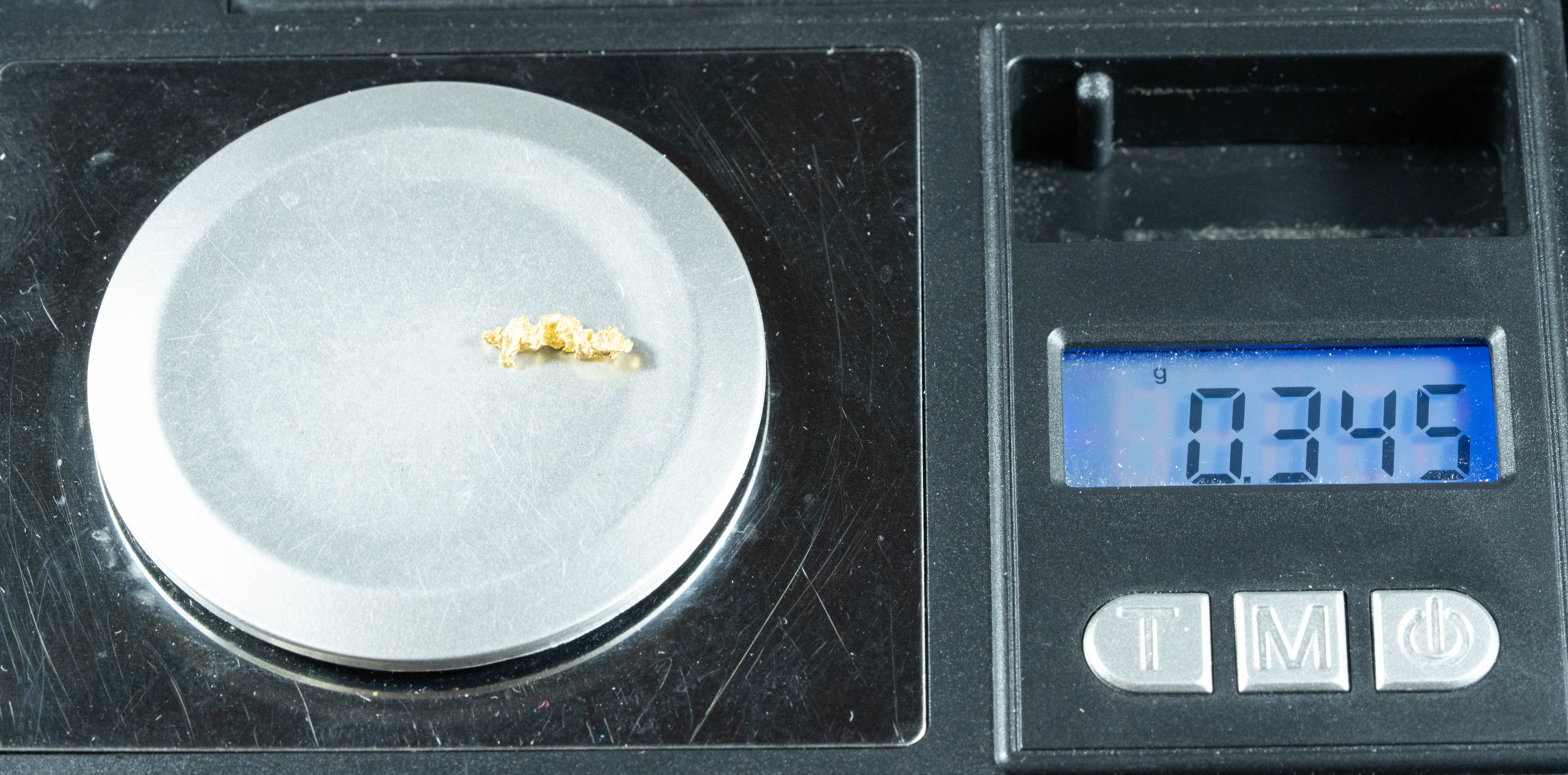 #772 Natural Gold Nugget Australian .34 Grams Genuine