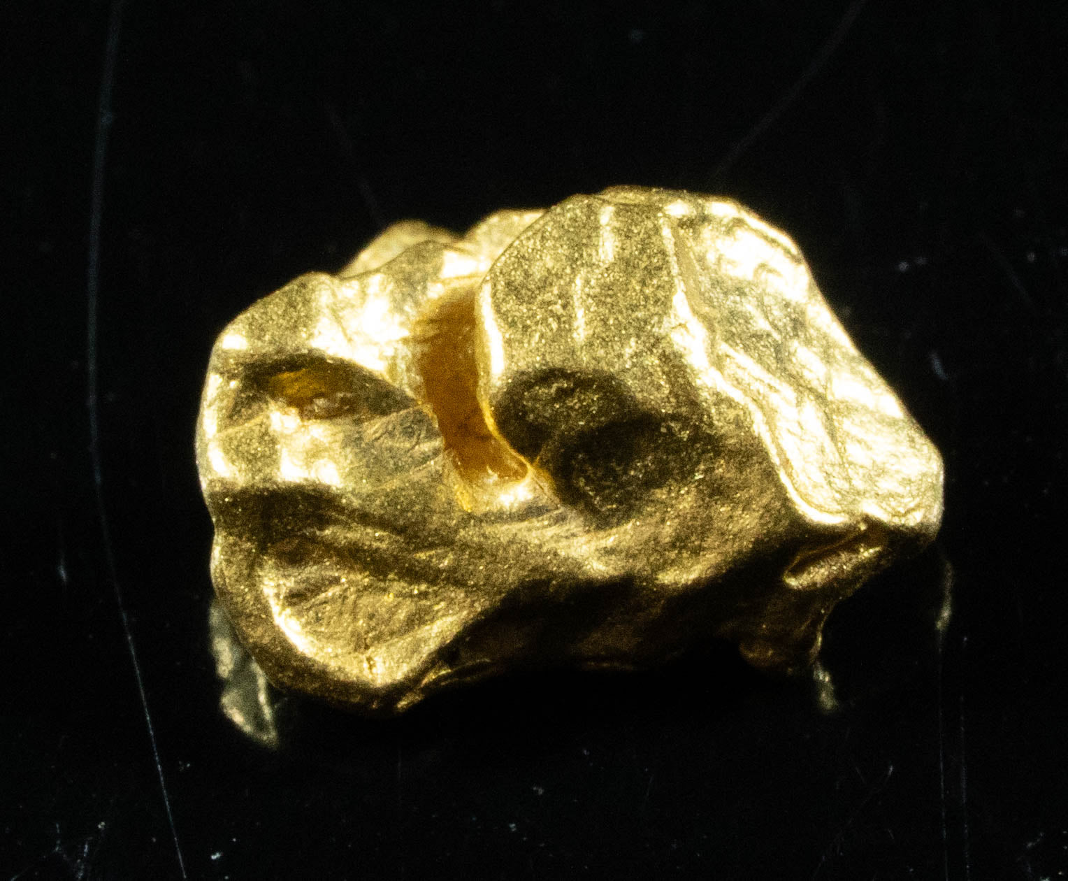 #841 Natural Gold Nugget Australian .50 Grams Genuine