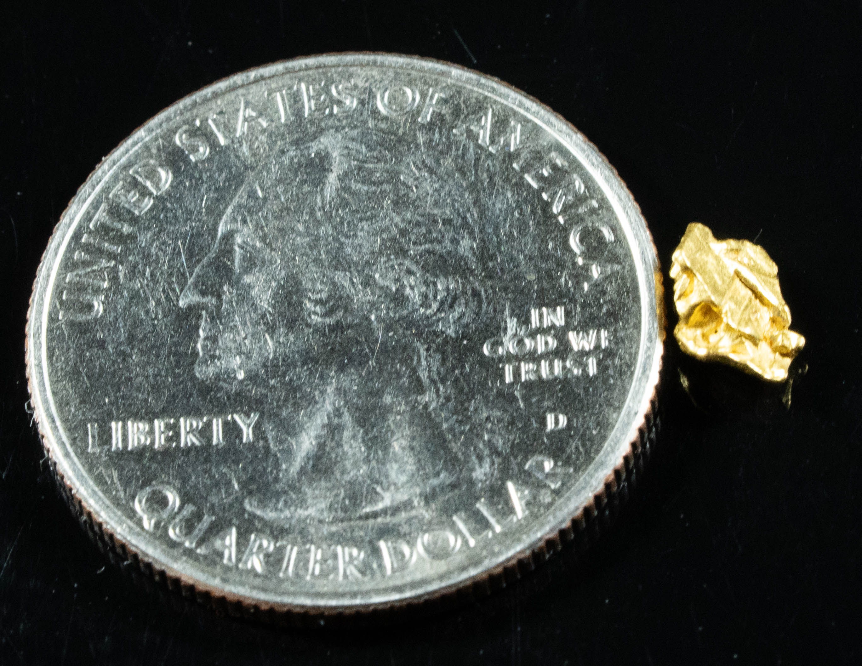 #841 Natural Gold Nugget Australian .50 Grams Genuine