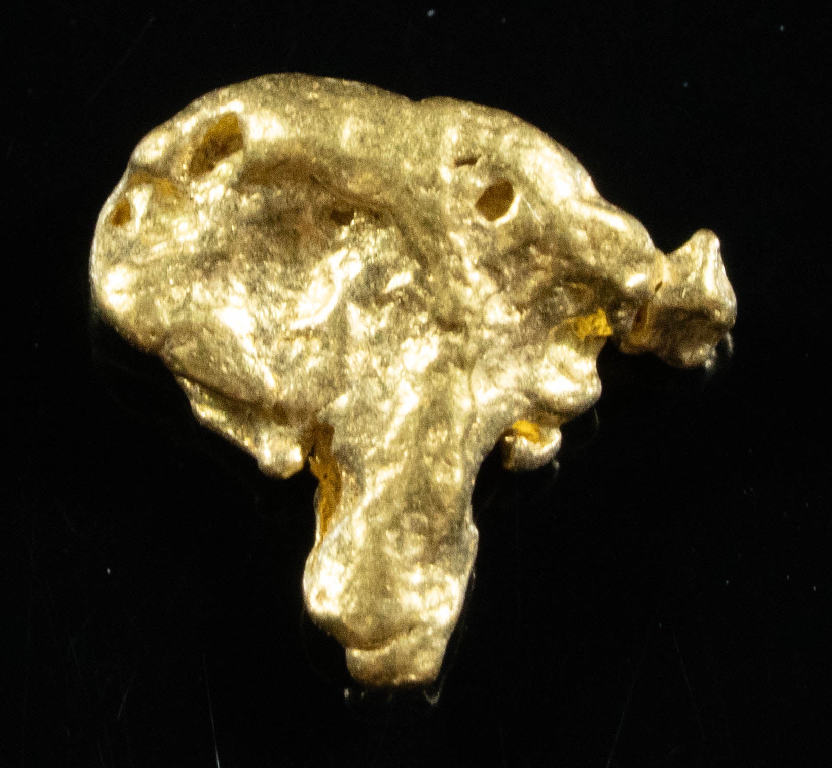 #778 Natural Gold Nugget Australian .55 Grams Genuine