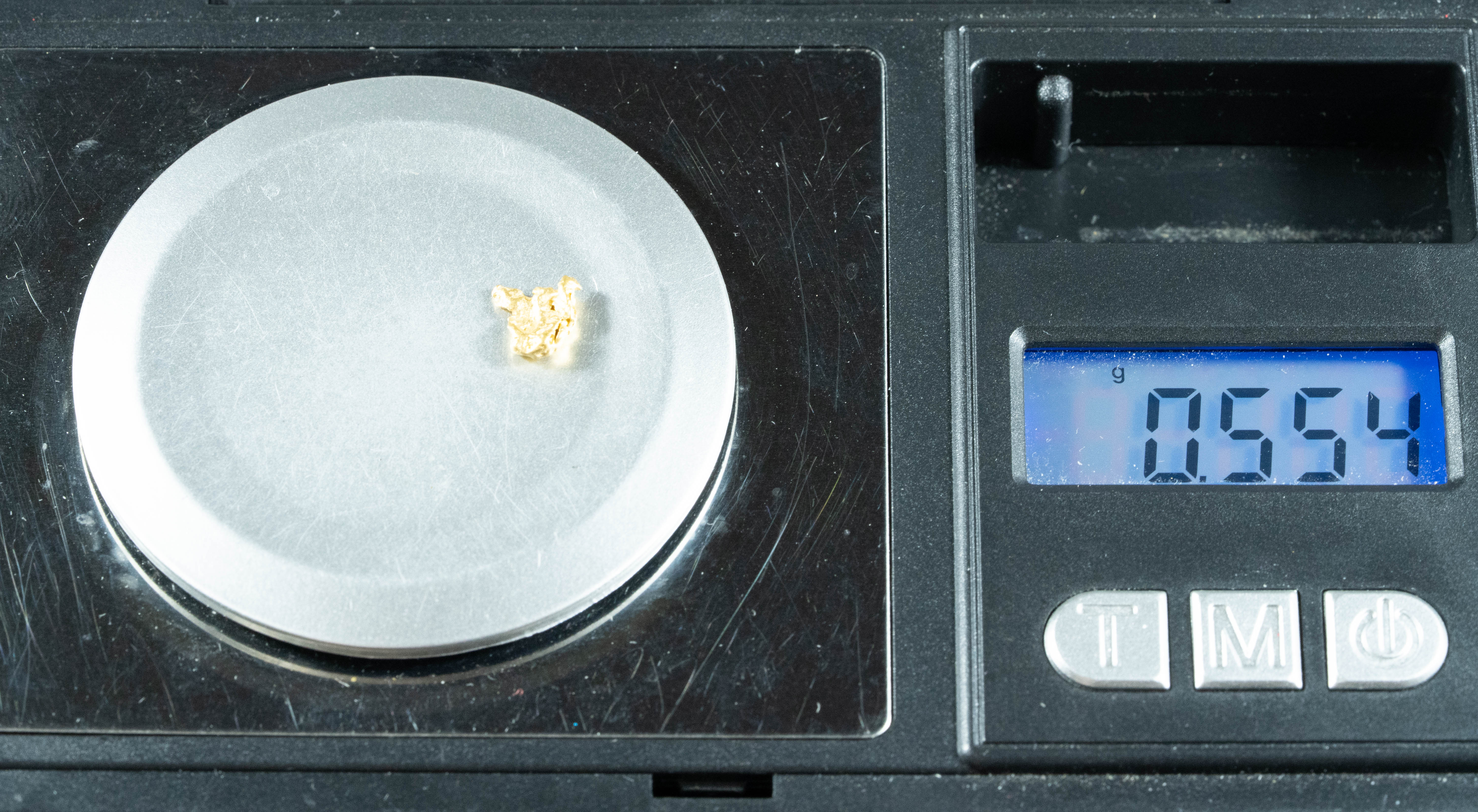 #778 Natural Gold Nugget Australian .55 Grams Genuine