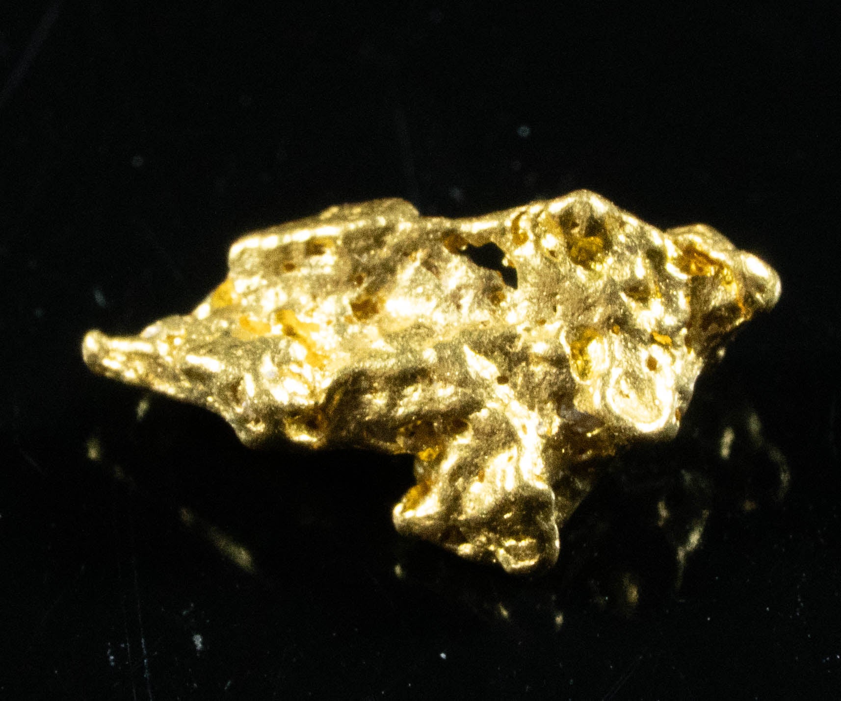 #844 Natural Gold Nugget Australian .41 Grams Genuine
