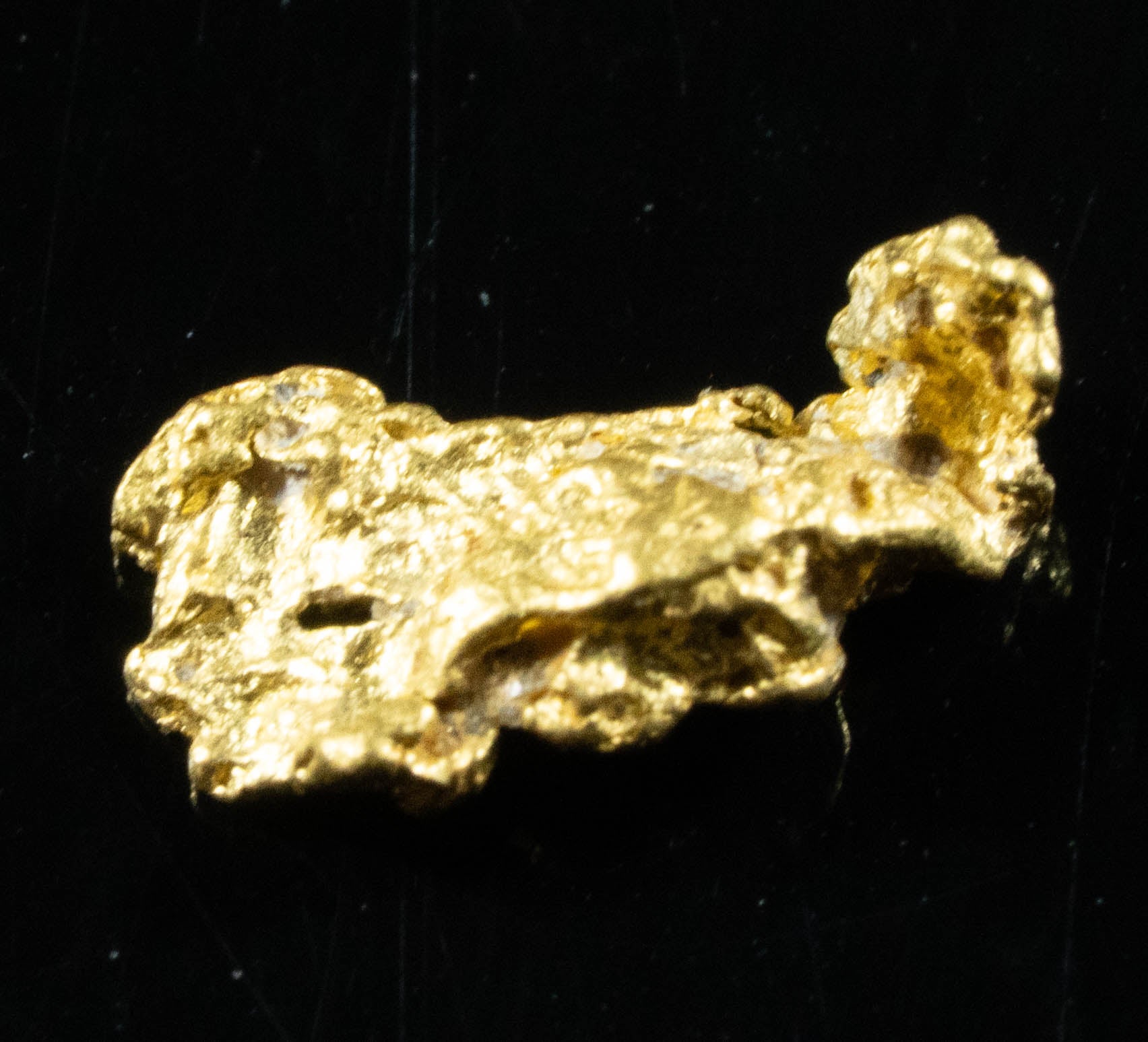 #848 Natural Gold Nugget Australian .37 Grams Genuine