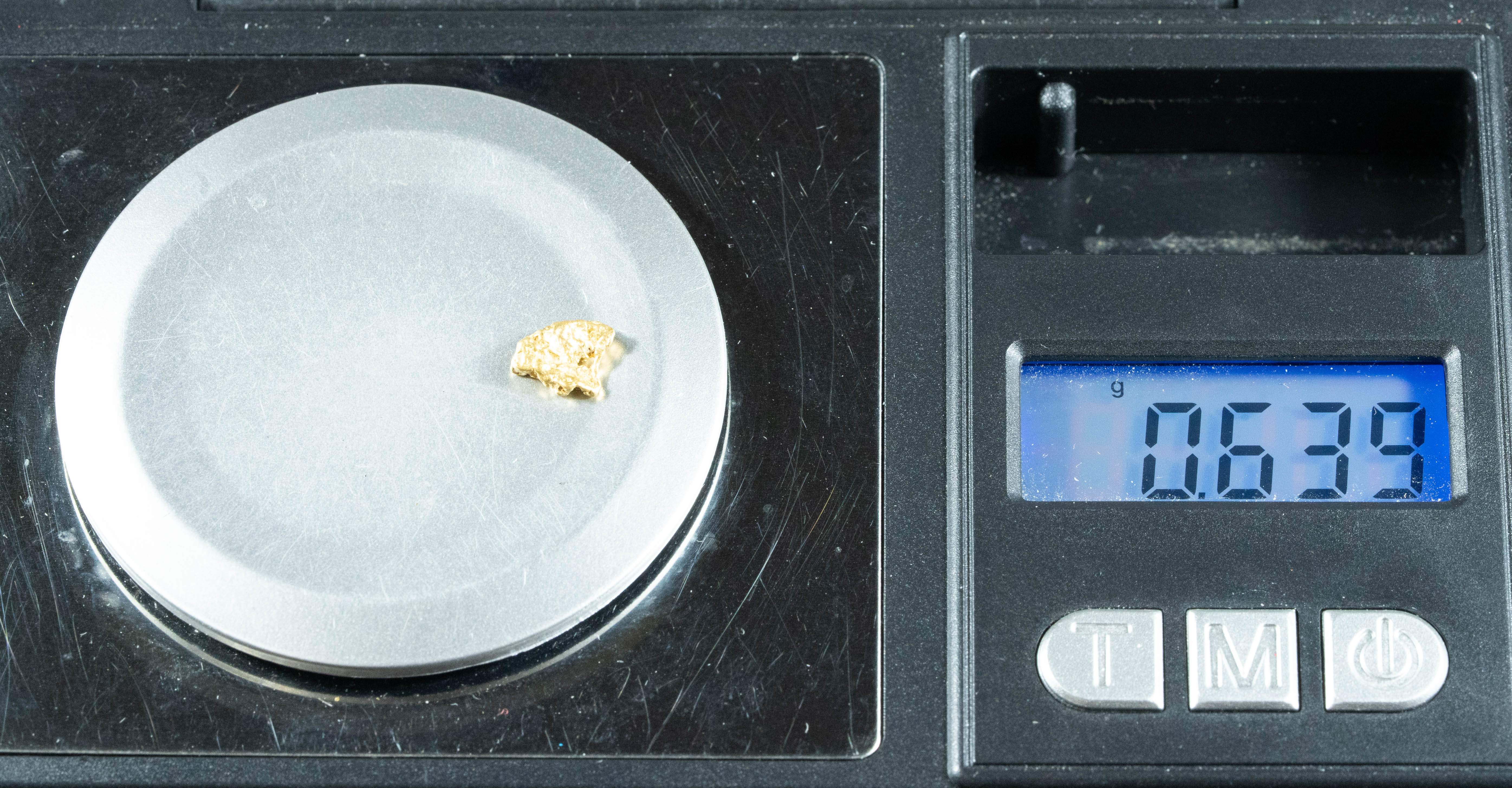 #785 Natural Gold Nugget Australian .63 Grams Genuine
