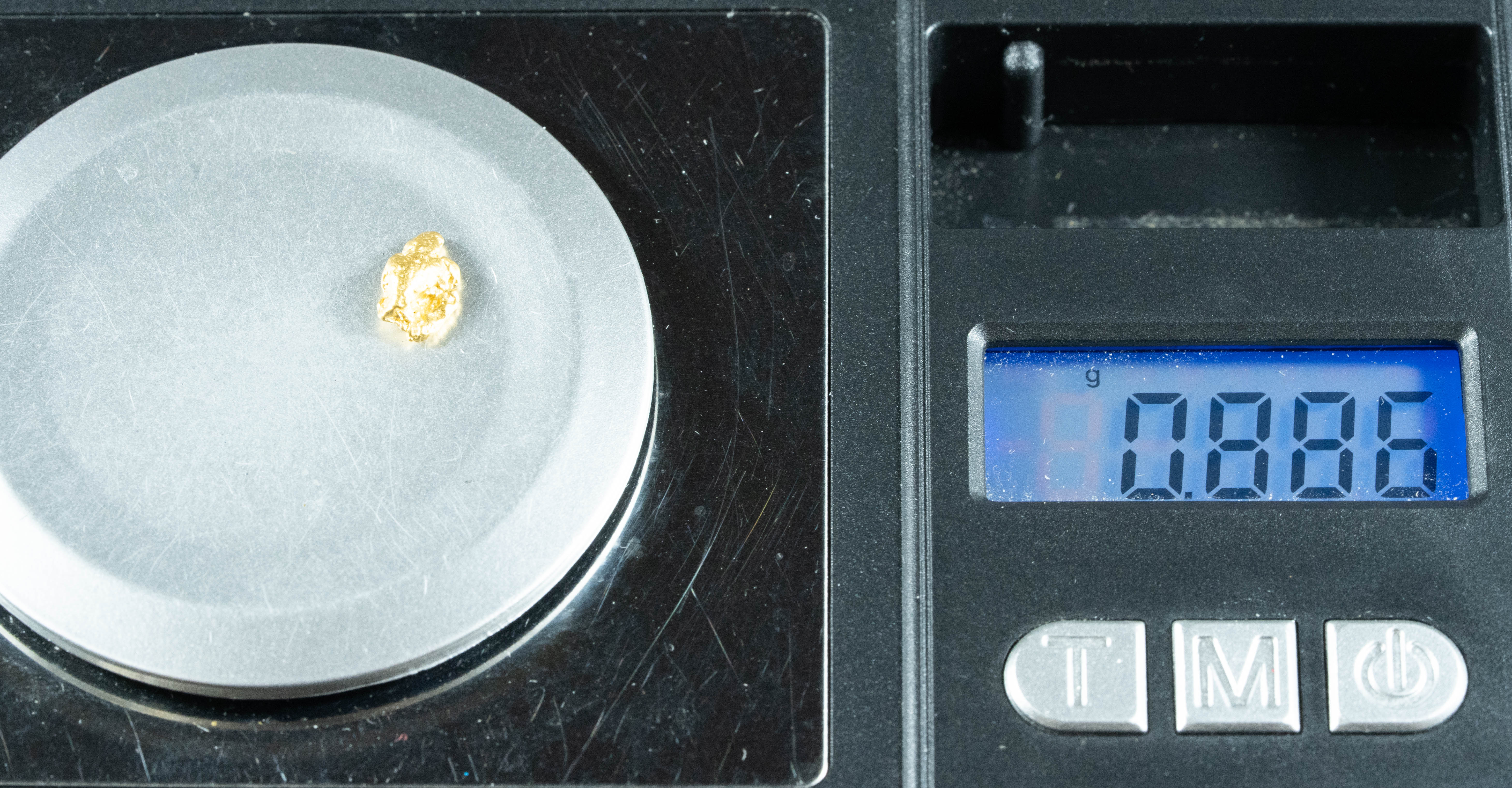 #787 Natural Gold Nugget Australian .88 Grams Genuine