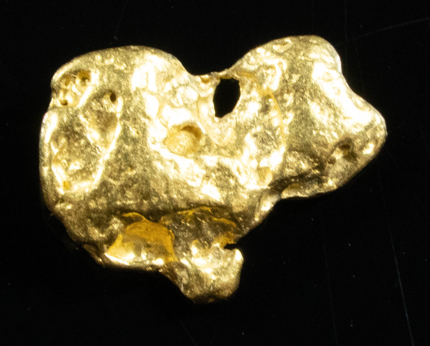 #799 Natural Gold Nugget Australian .74 Grams Genuine