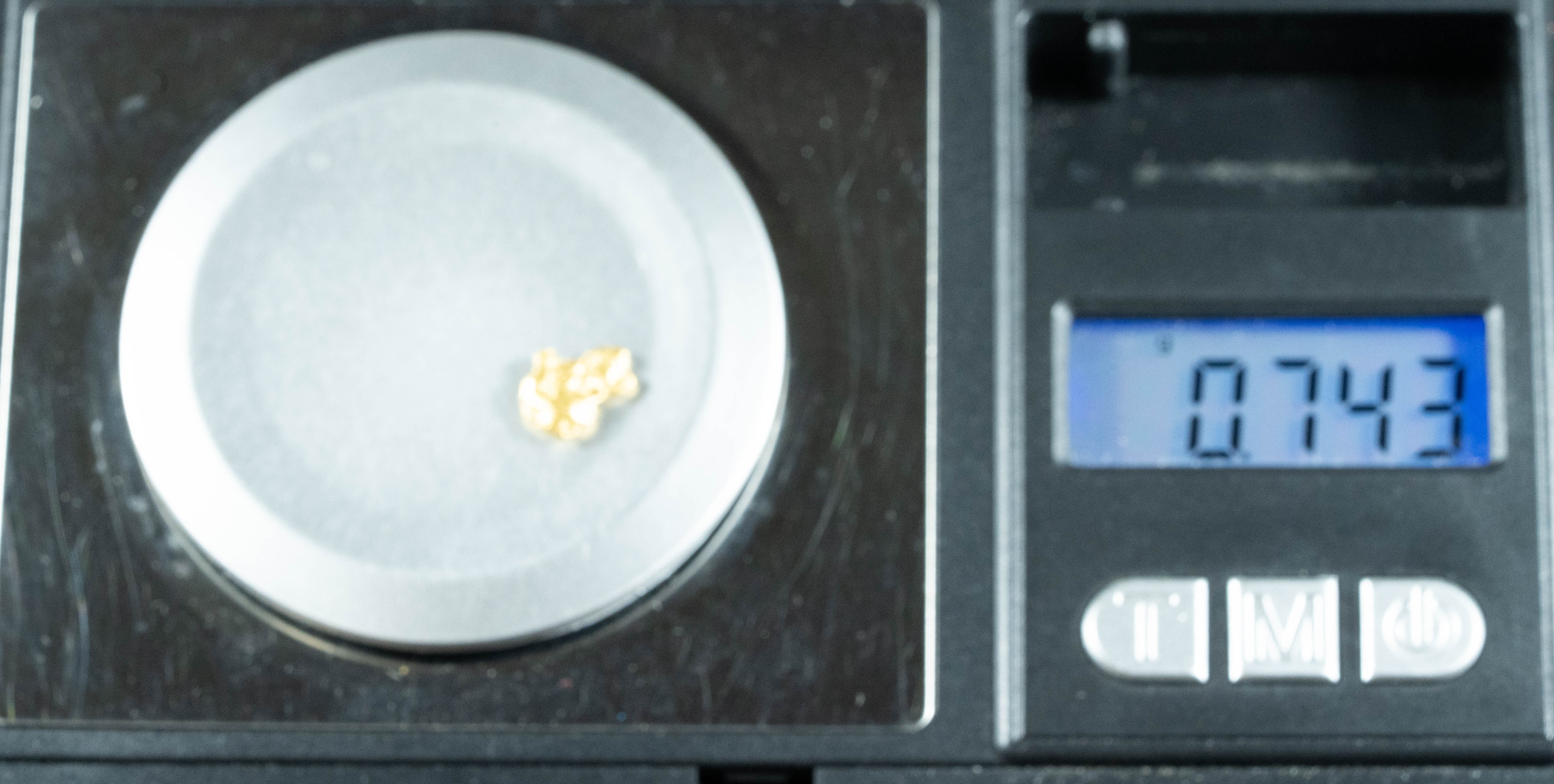 #799 Natural Gold Nugget Australian .74 Grams Genuine