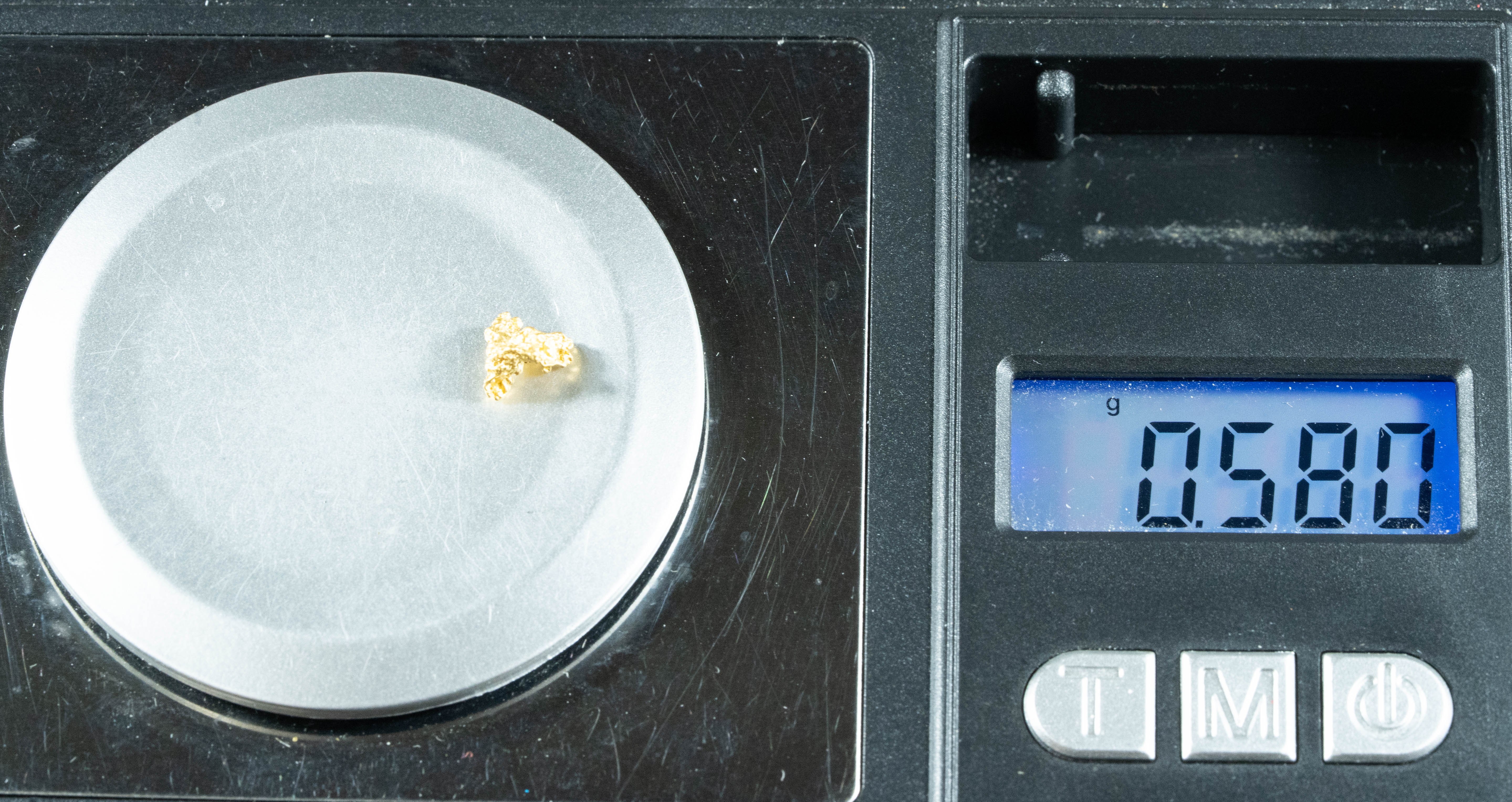 #805 Natural Gold Nugget Australian .58 Grams Genuine