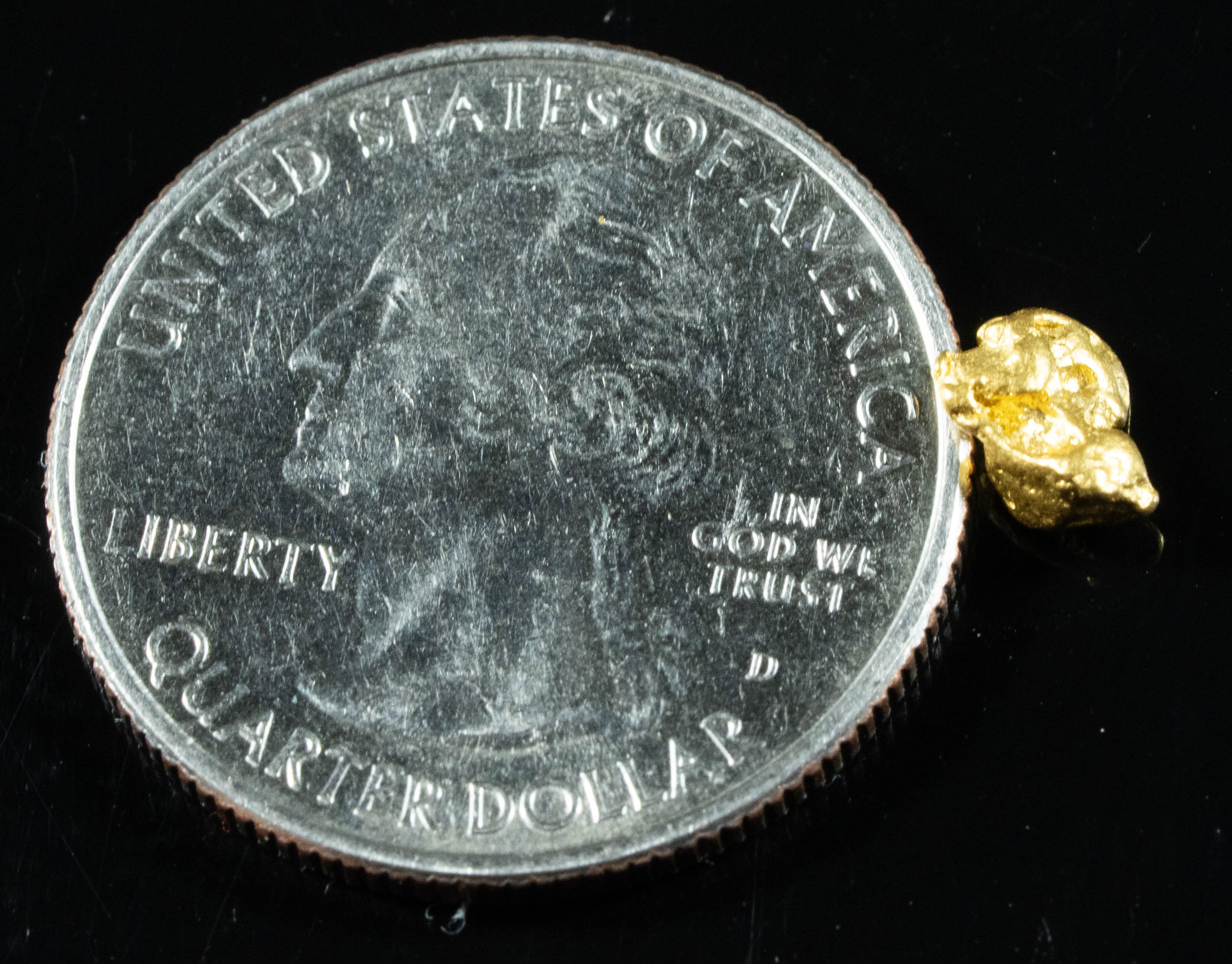 #866 Natural Gold Nugget Australian .63 Grams Genuine