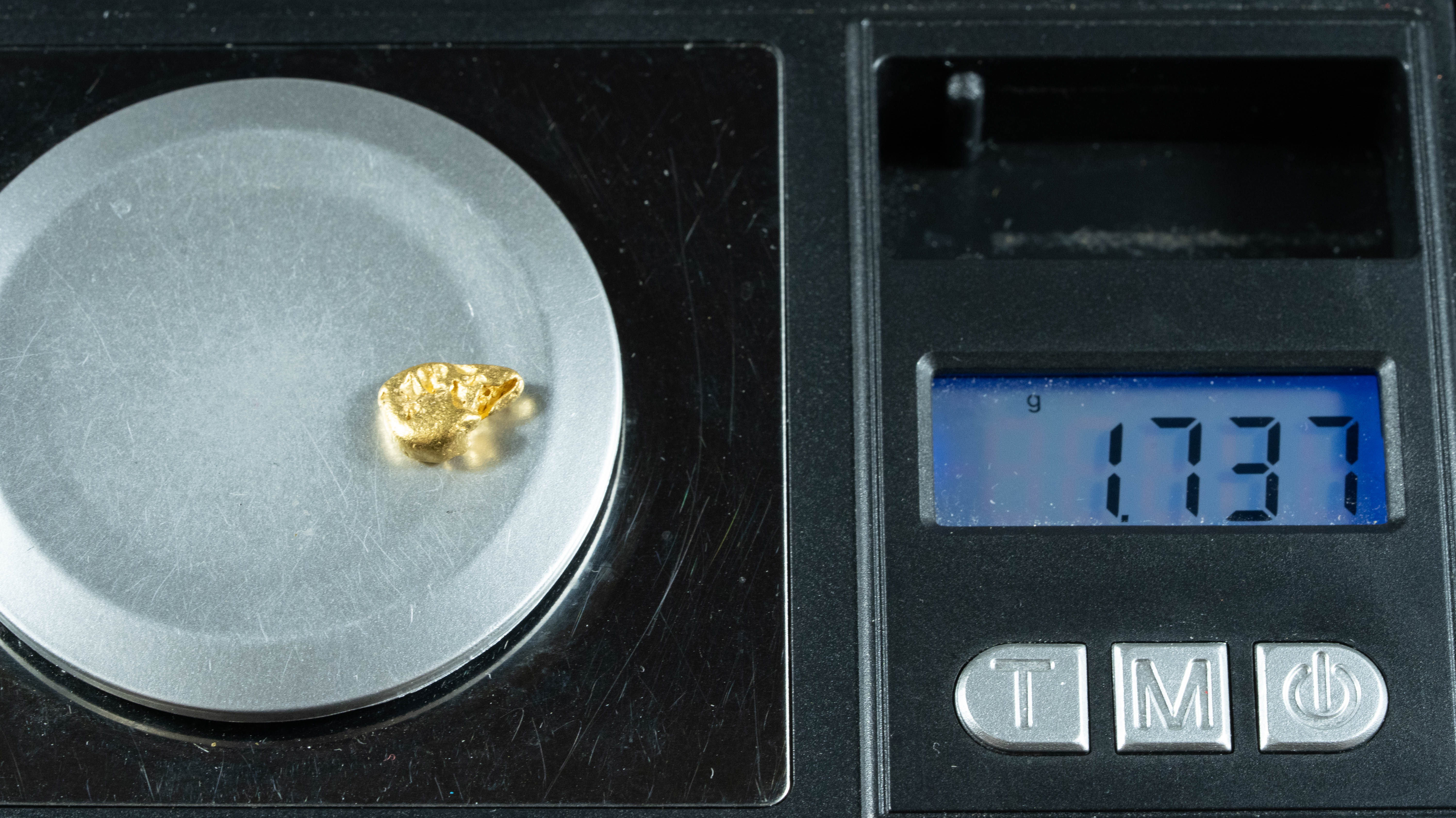 #822 Natural Gold Nugget Australian 1.73 Grams Genuine