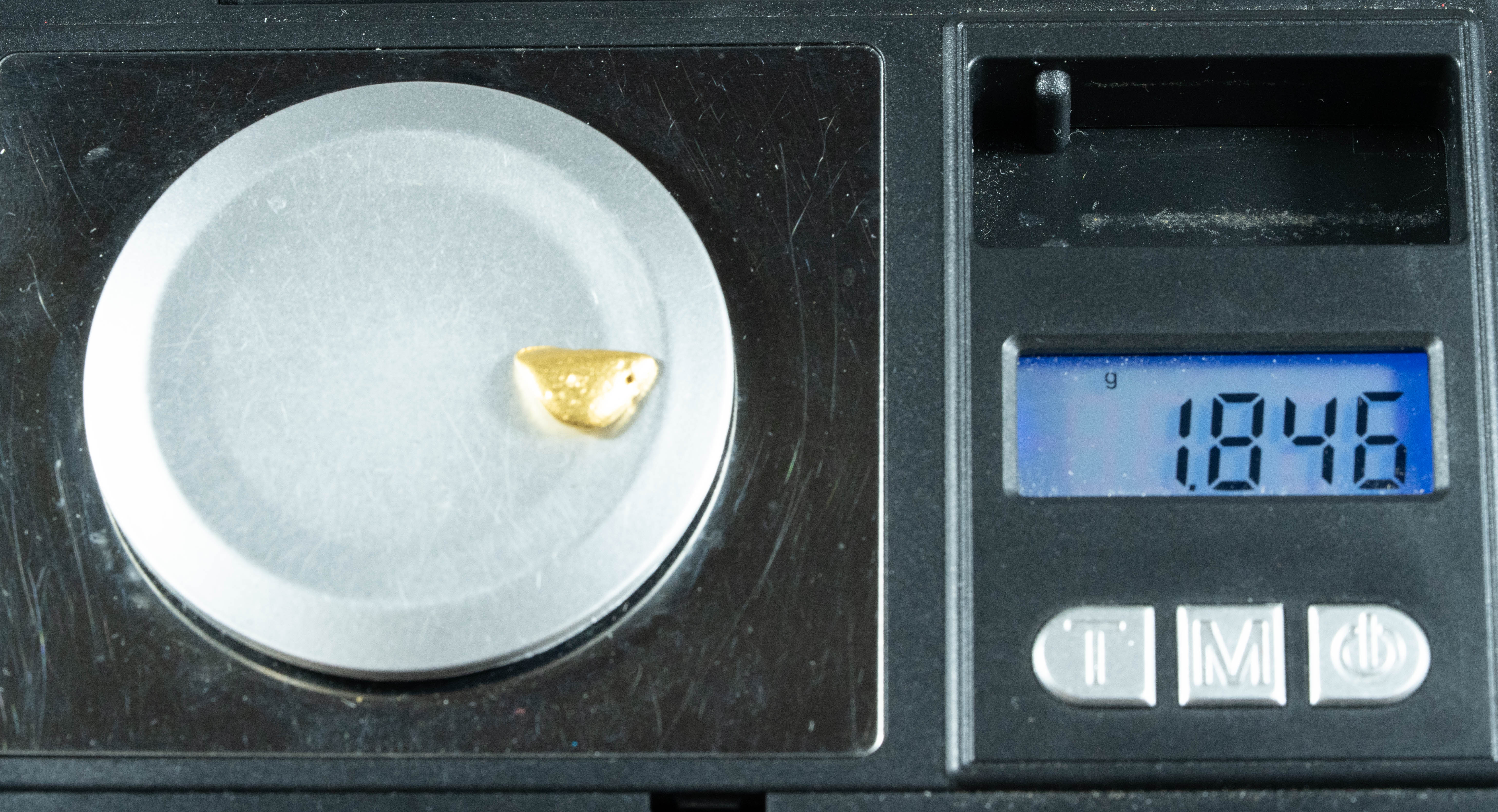 #824 Natural Gold Nugget Australian 1.84 Grams Genuine