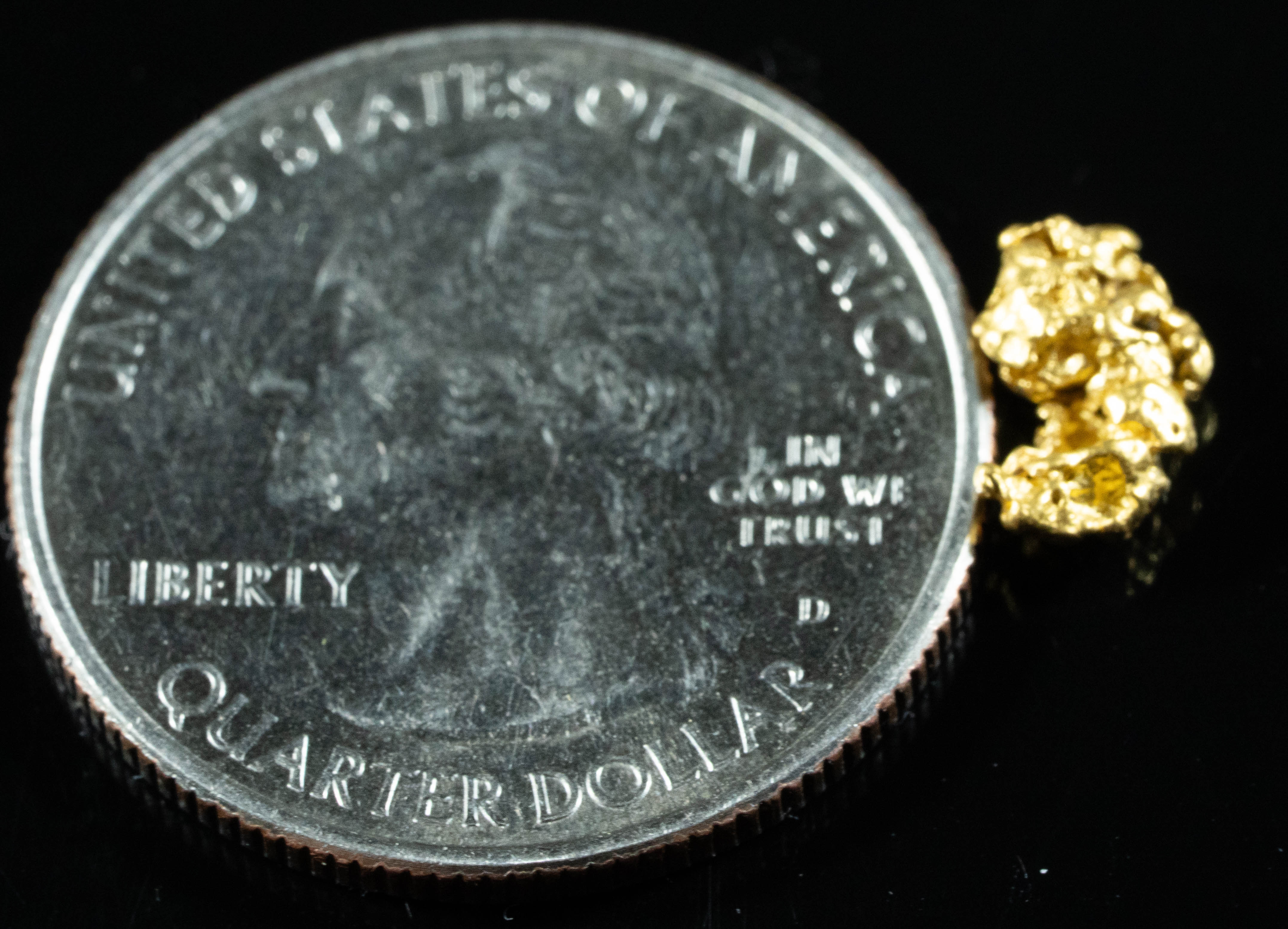 #875 Natural Gold Nugget Australian .65 Grams Genuine