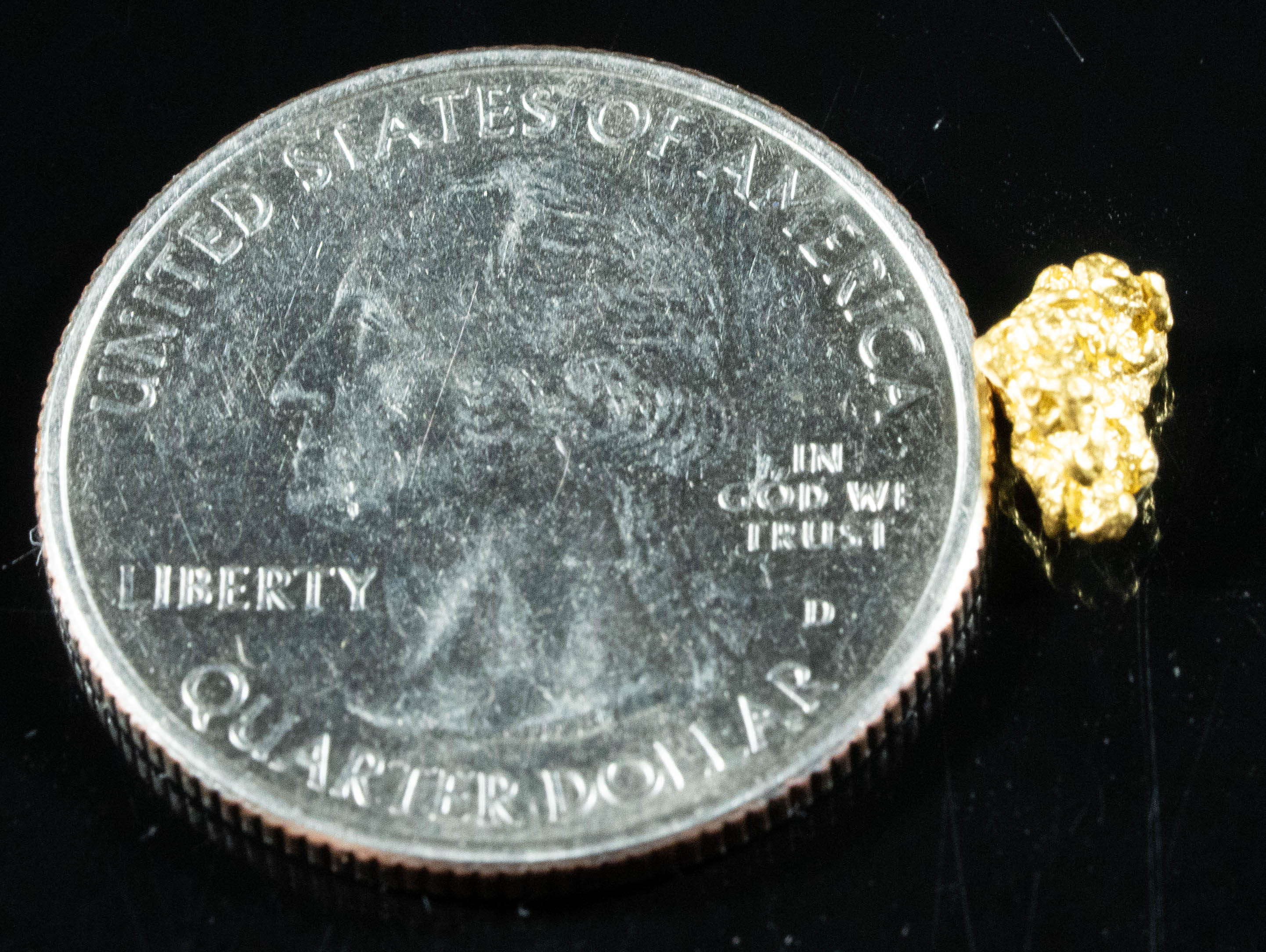 #879 Natural Gold Nugget Australian .76 Grams Genuine