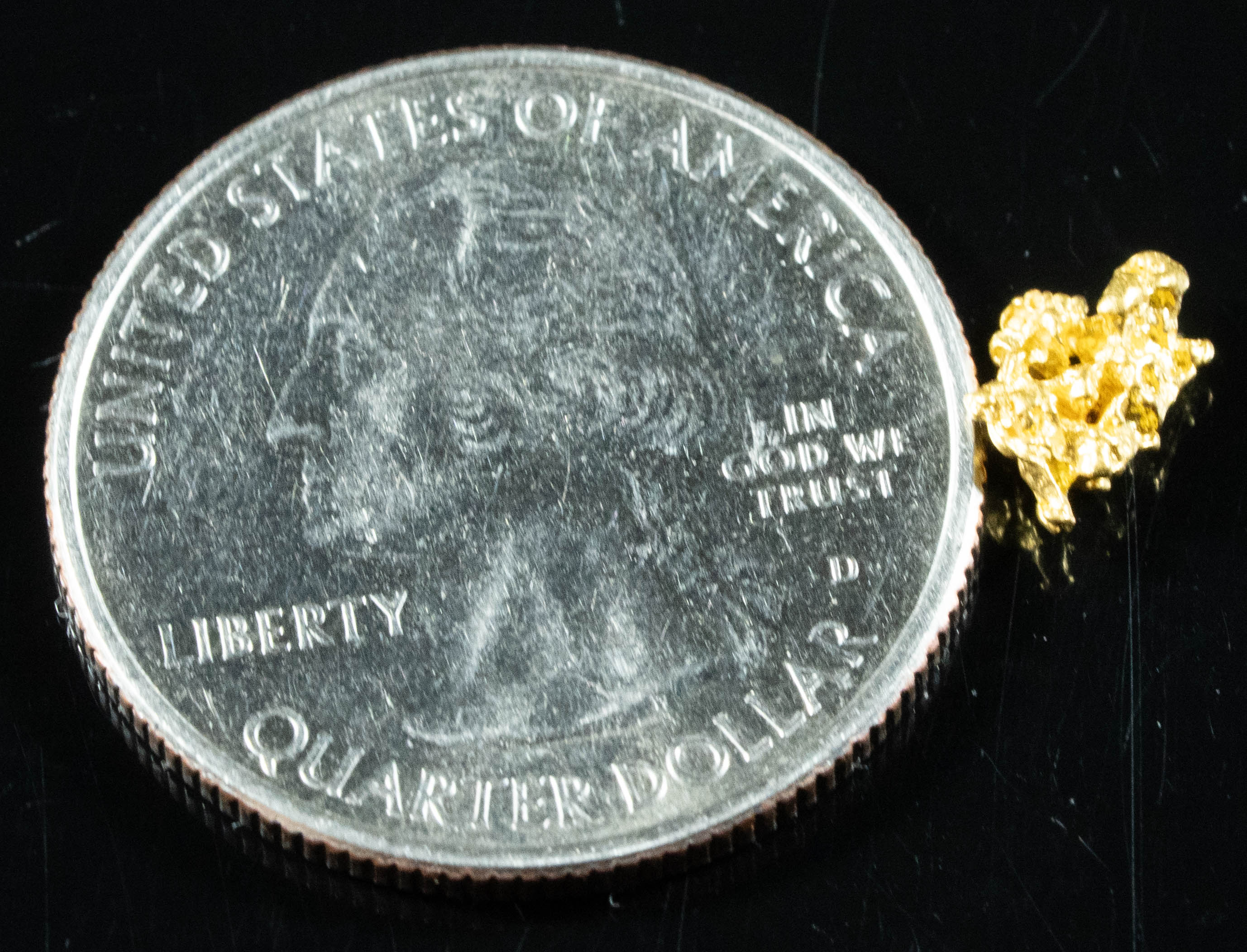 #886 Natural Gold Nugget Australian .51 Grams Genuine