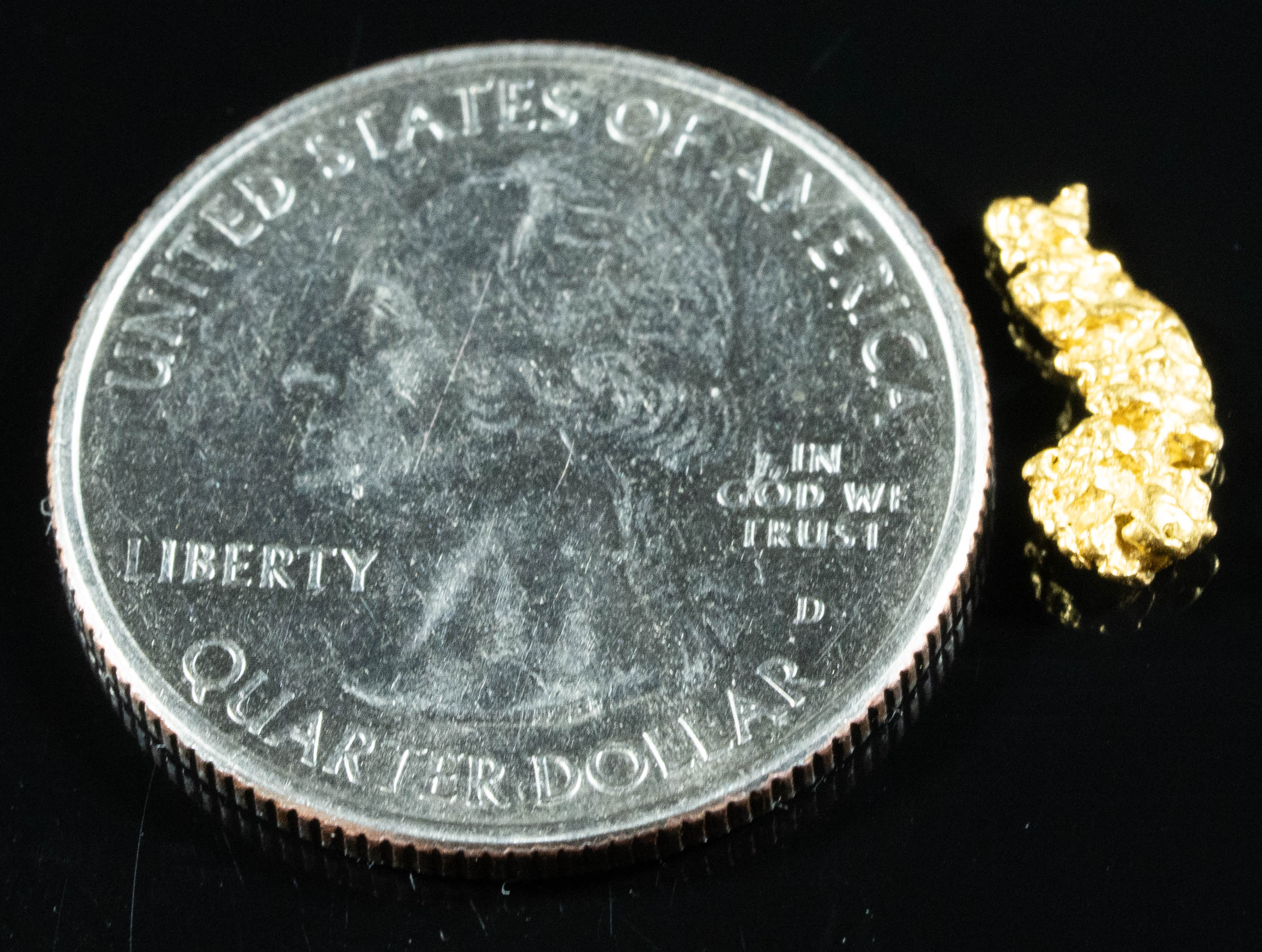 #887 Natural Gold Nugget Australian .53 Grams Genuine