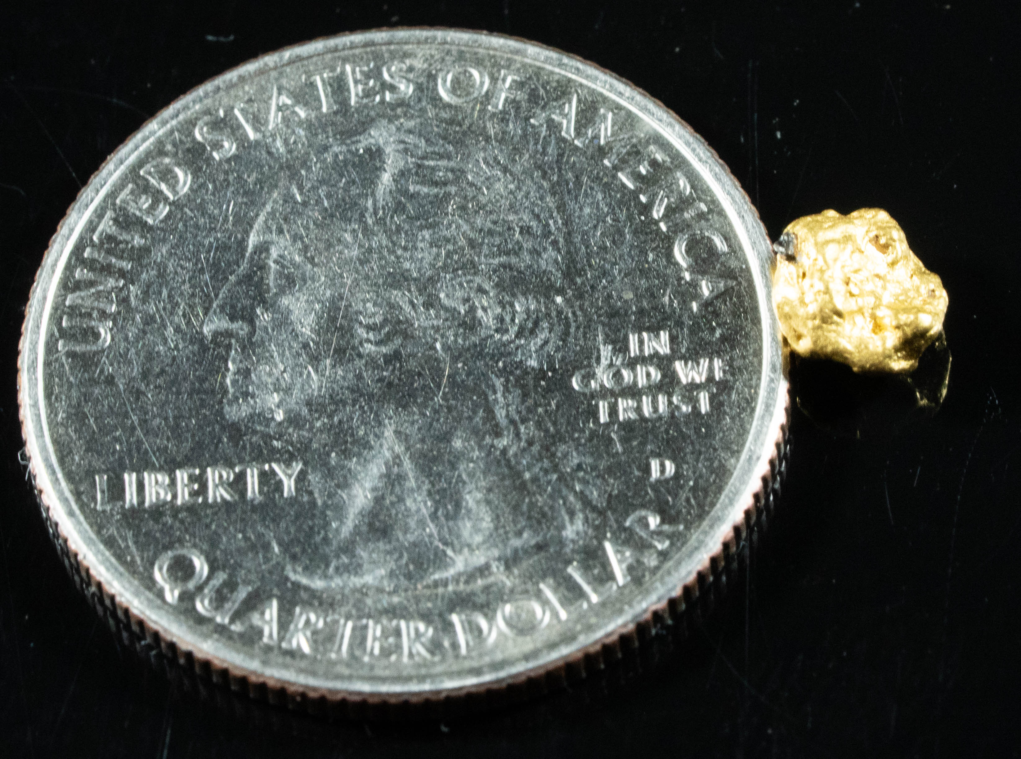 #890 Natural Gold Nugget Australian .83 Grams Genuine