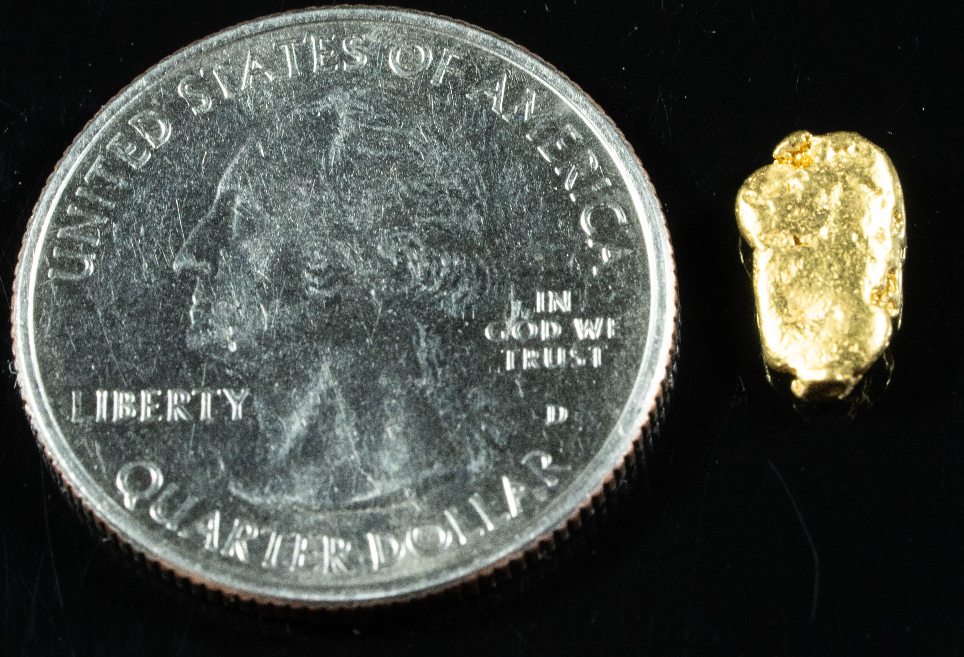 #10 Alaskan BC Natural Gold Nugget 1.25 Grams Genuine