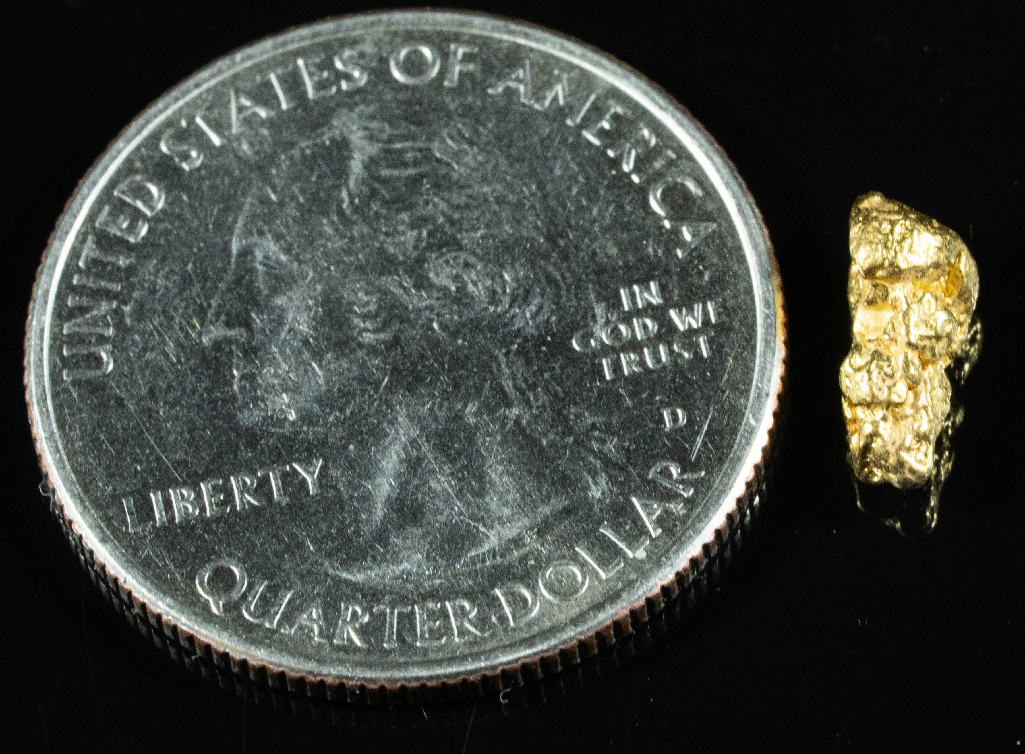 #15 Alaskan BC Natural Gold Nugget 1.21 Grams Genuine
