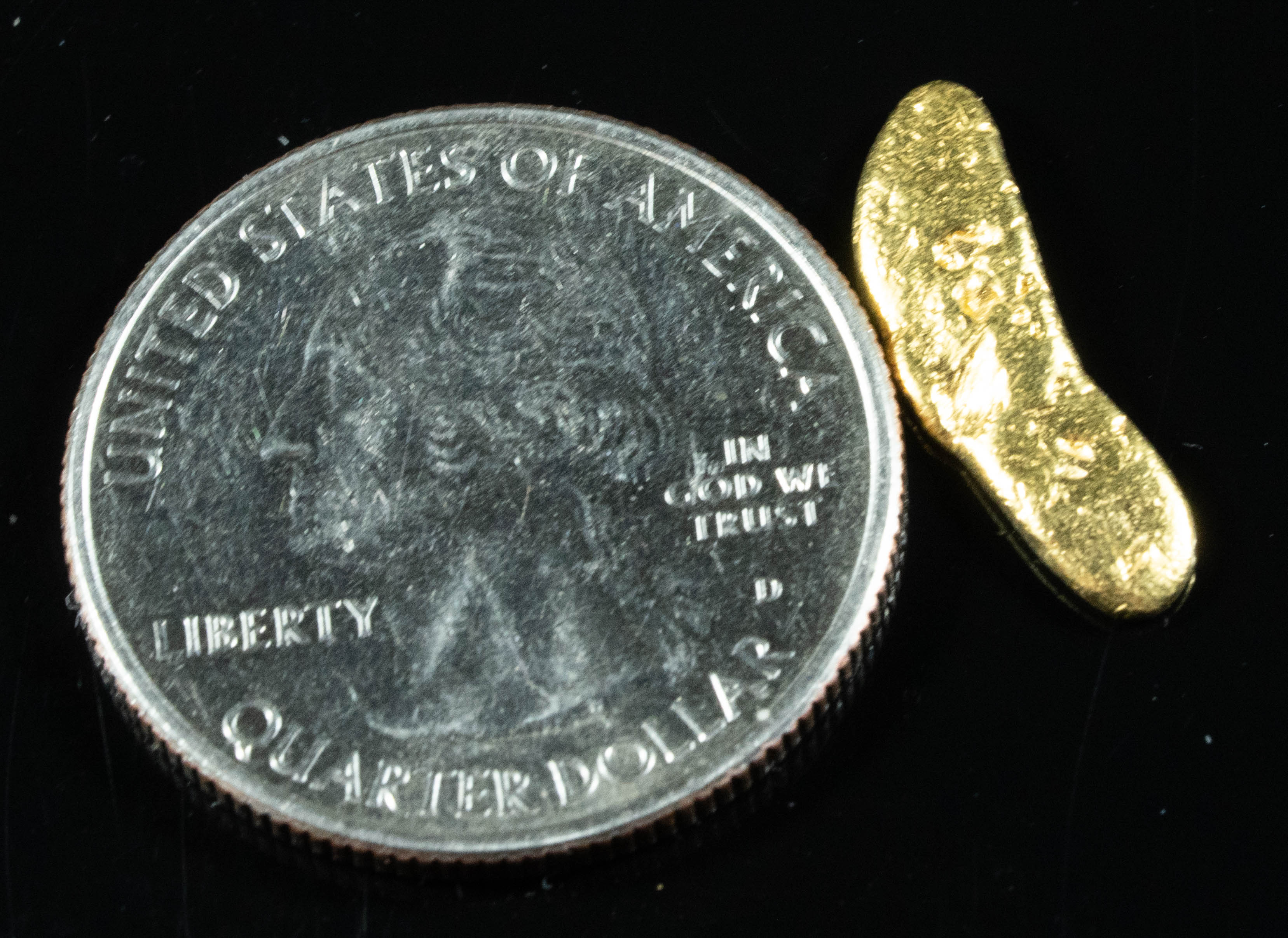 #37 Alaskan BC Natural Gold Nugget 1.44 Grams Genuine