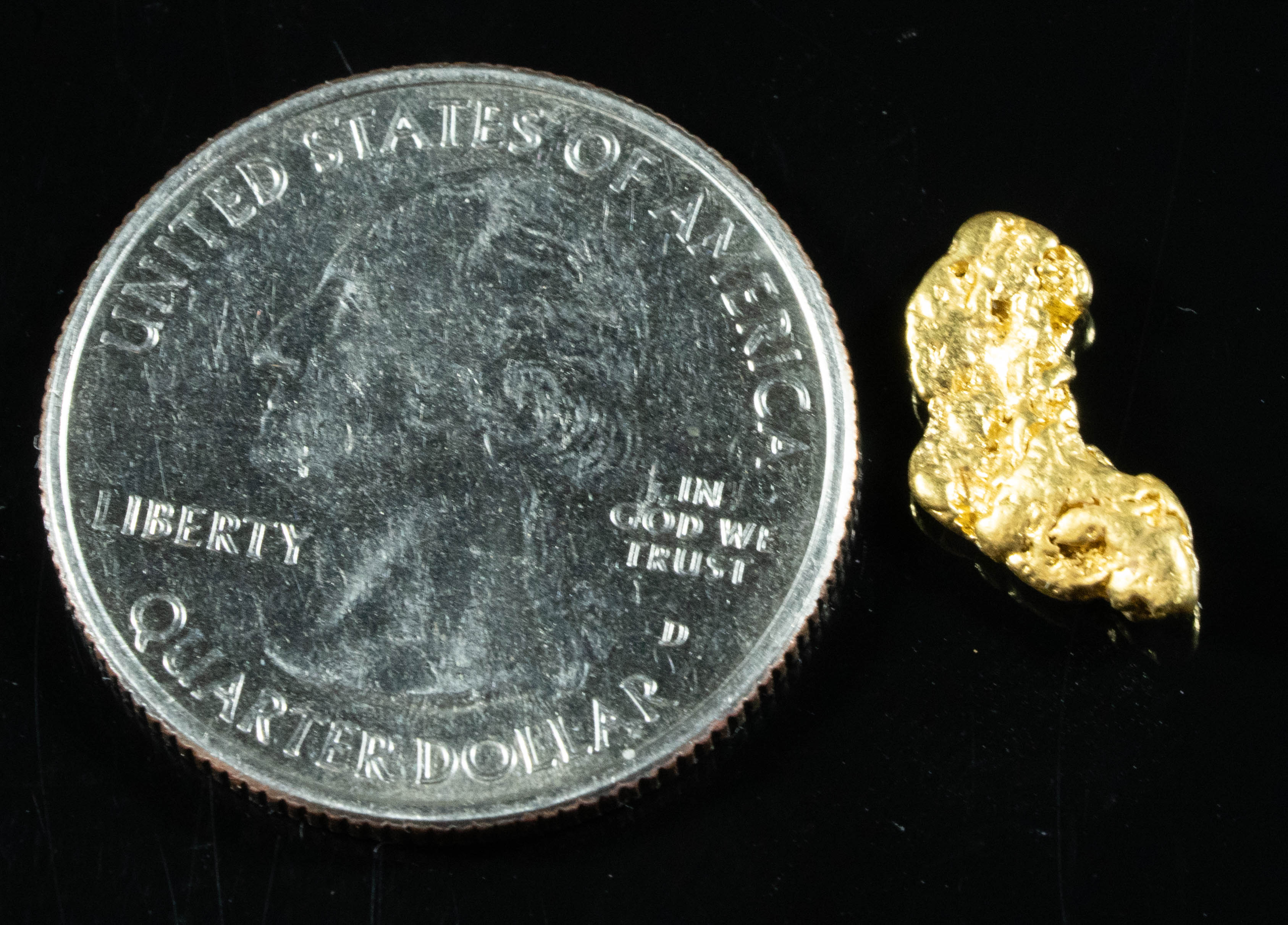 #39 Alaskan BC Natural Gold Nugget 1.38 Grams Genuine