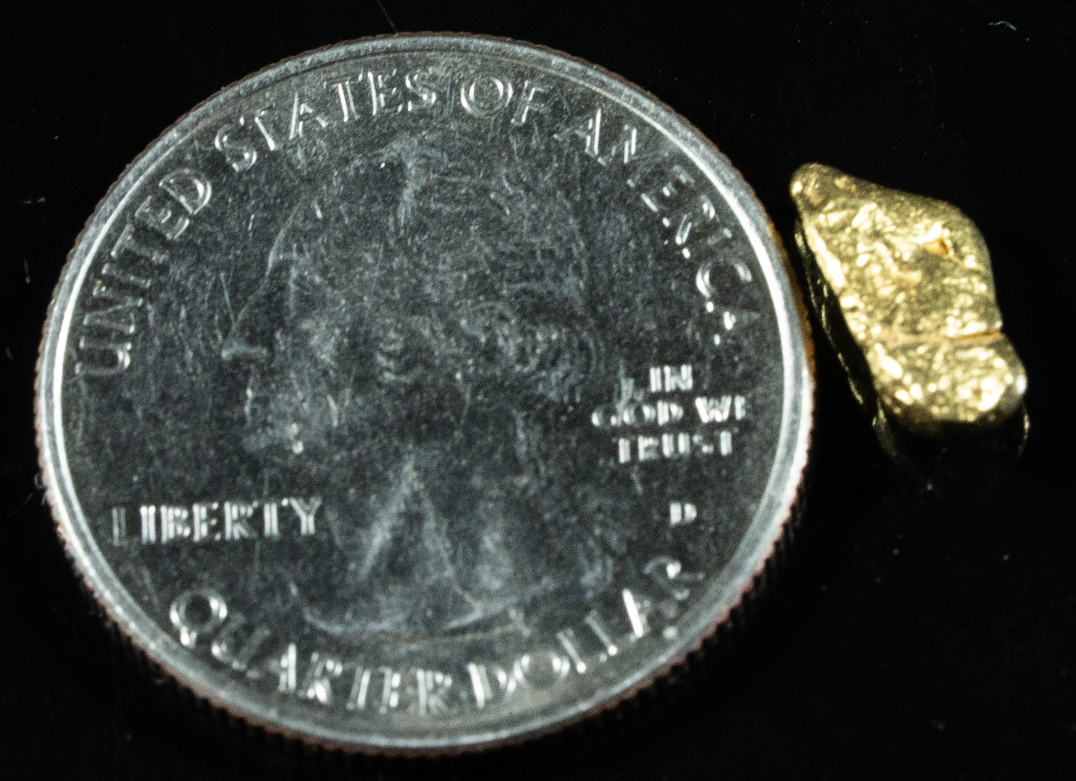 #41 Alaskan BC Natural Gold Nugget 1.23 Grams Genuine
