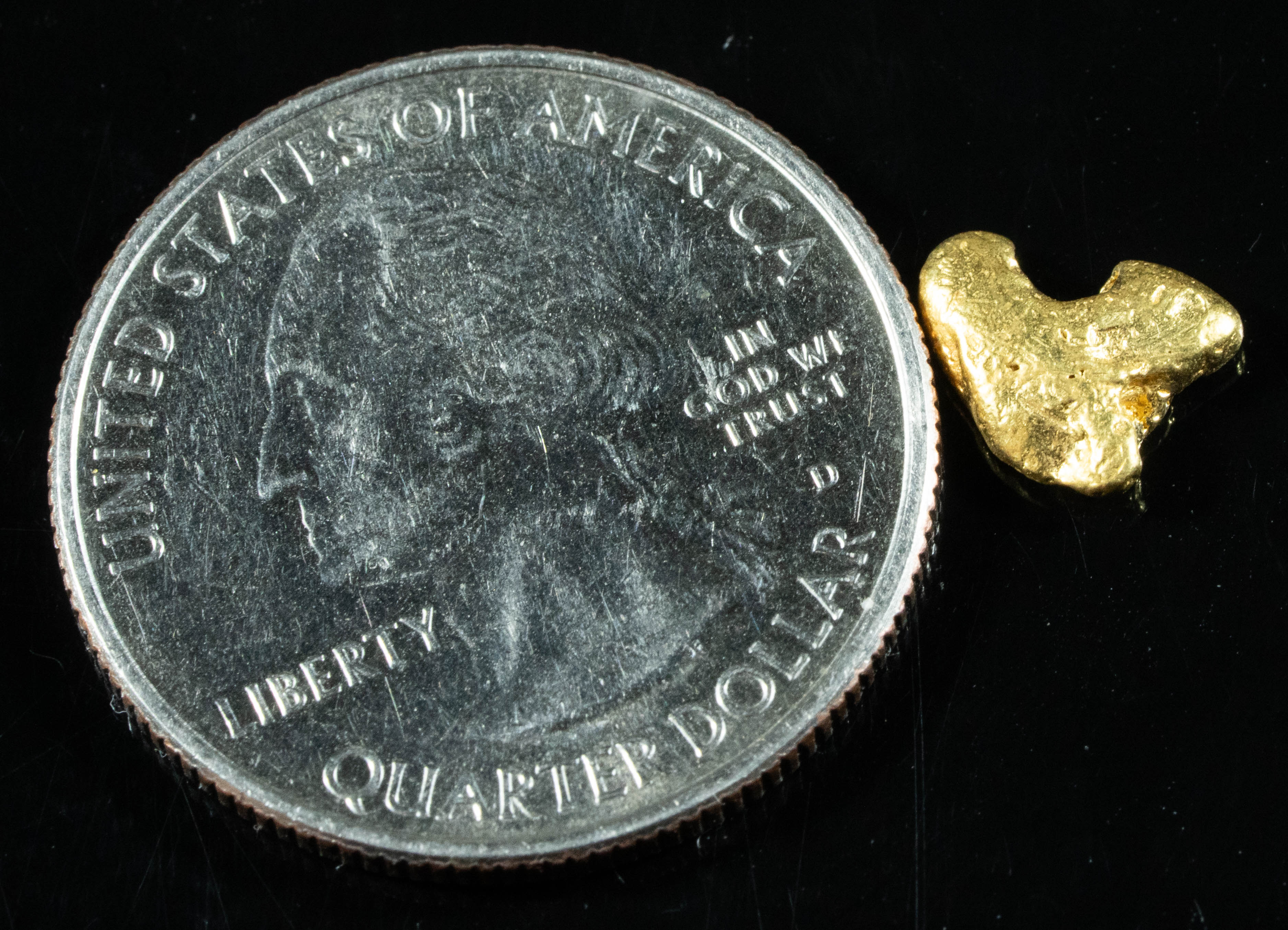 #48 Alaskan BC Natural Gold Nugget .88 Grams Genuine