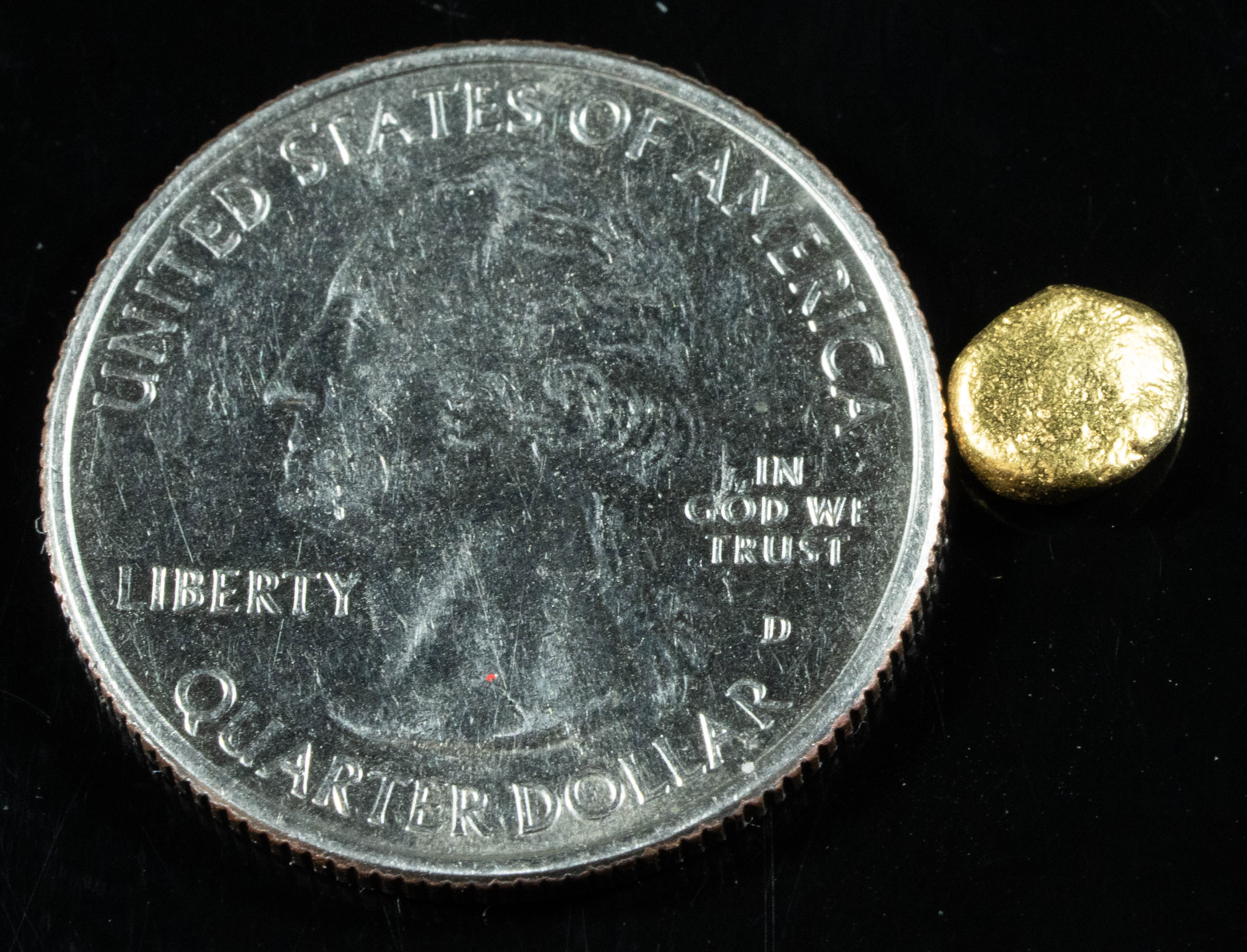 #49 Alaskan BC Natural Gold Nugget .84 Grams Genuine