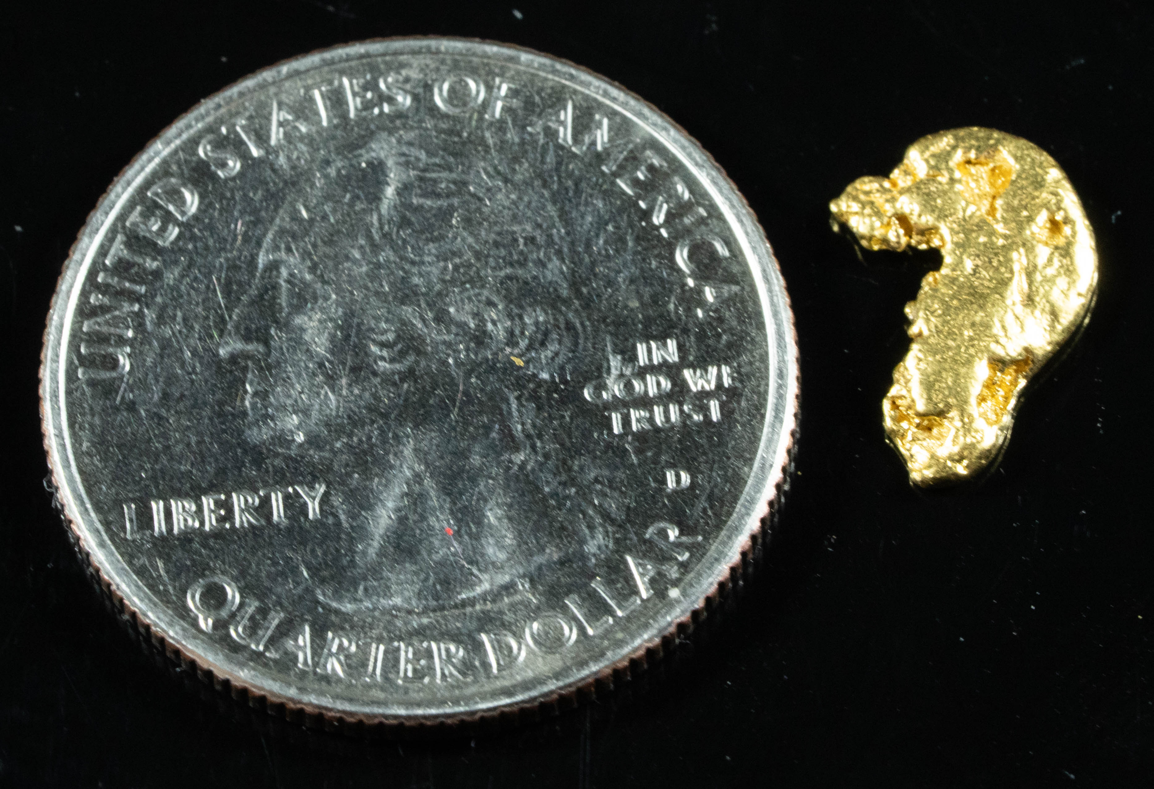 #55 Alaskan BC Natural Gold Nugget 1.15 Grams Genuine