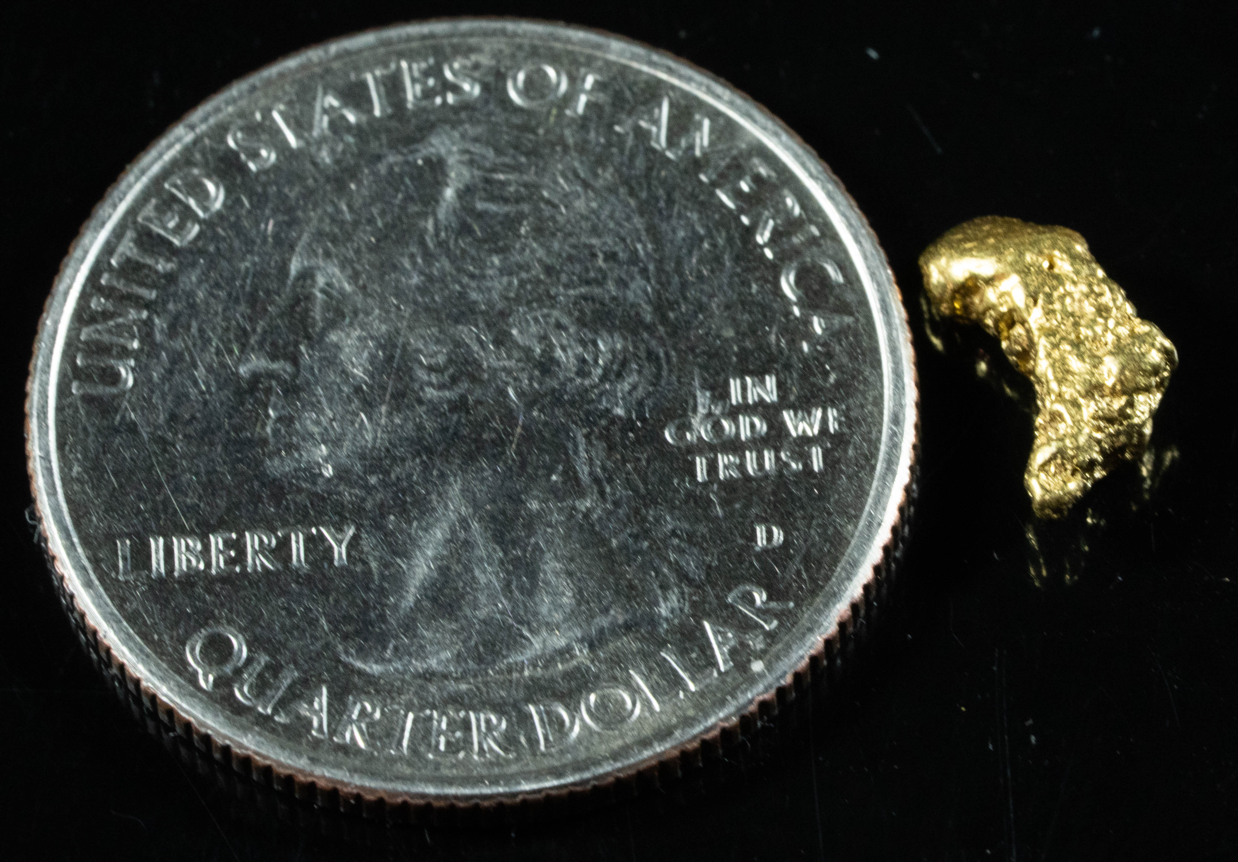#81 Alaskan BC Natural Gold Nugget 1.03 Grams Genuine