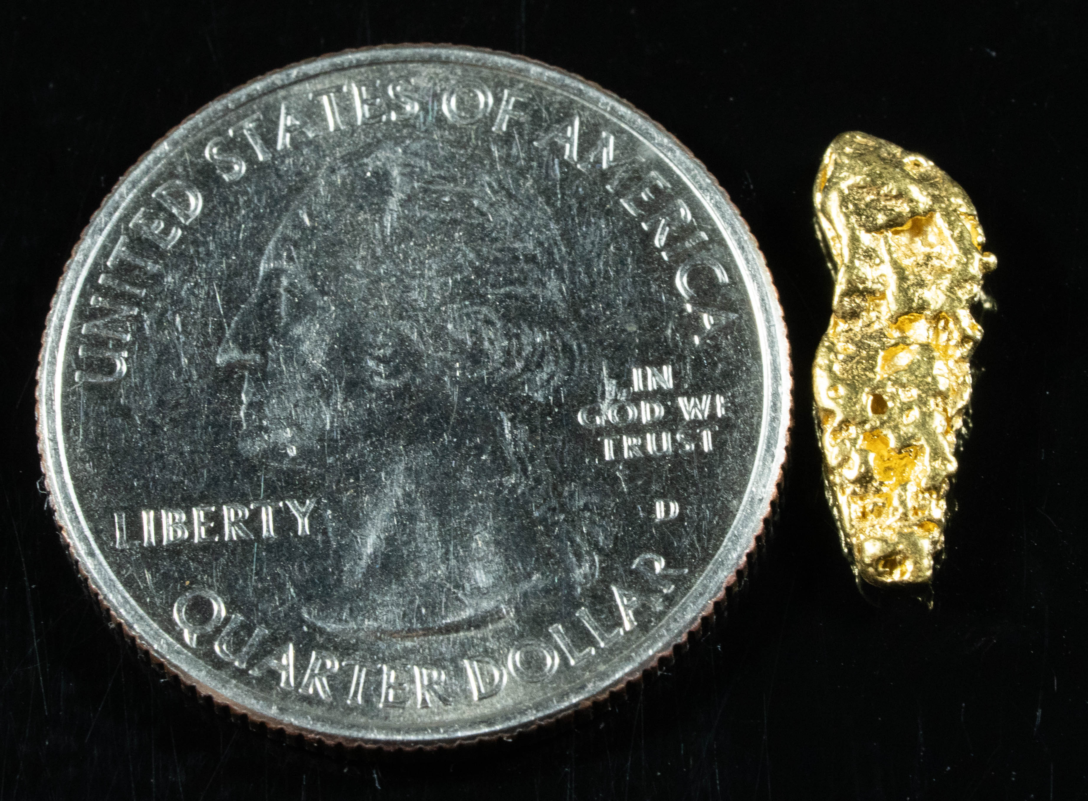 #119 Alaskan BC Natural Gold Nugget 1.53 Grams Genuine
