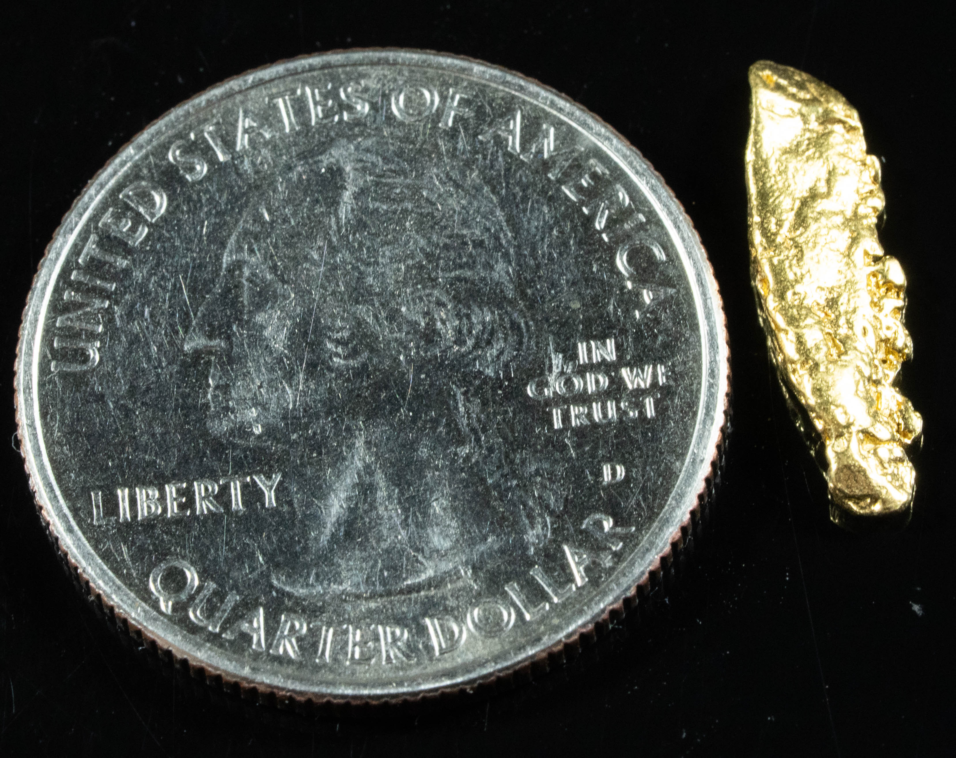 #148 Alaskan BC Natural Gold Nugget 1.09 Grams Genuine