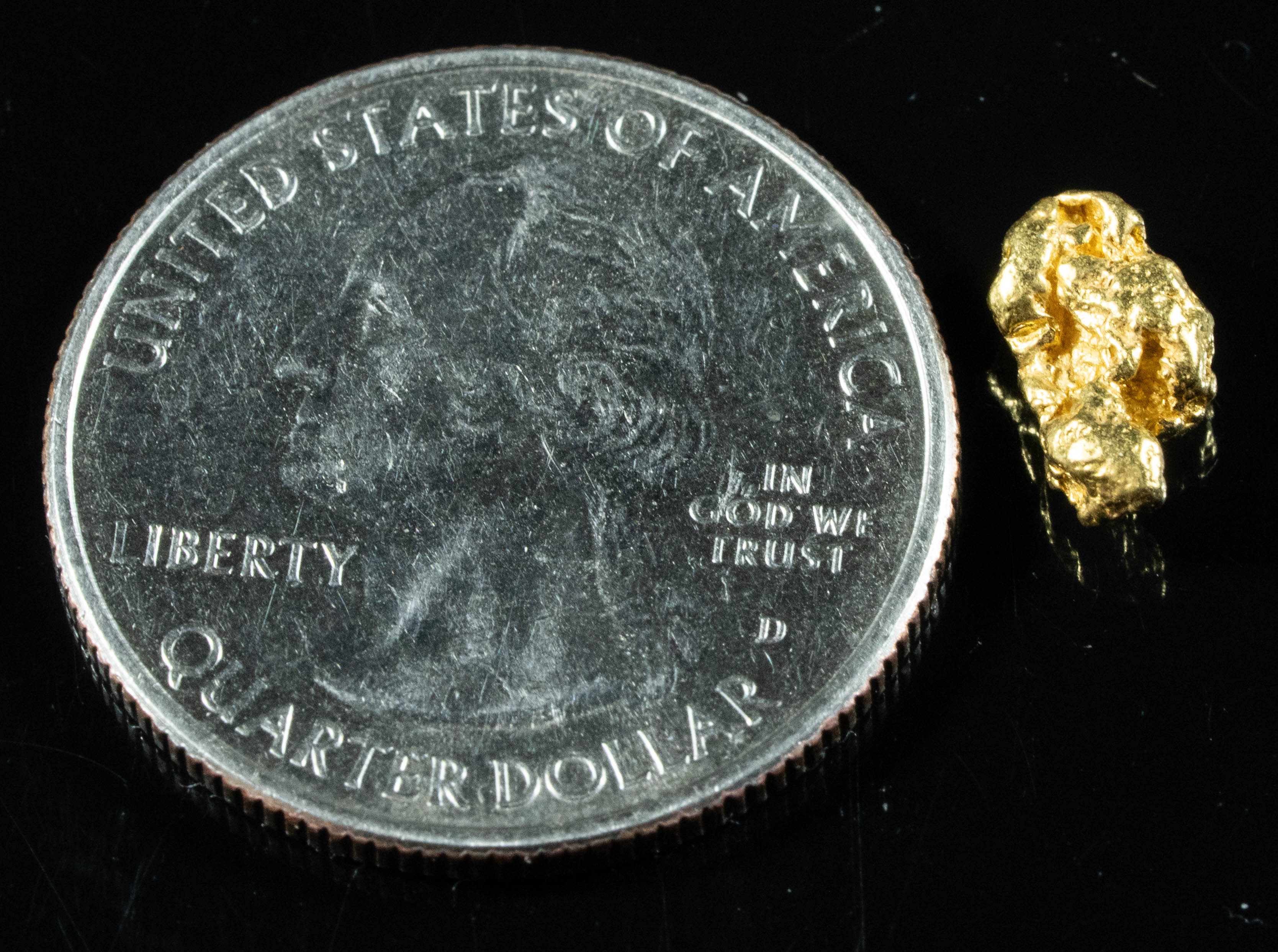 #157 Alaskan BC Natural Gold Nugget 1.06 Grams Genuine