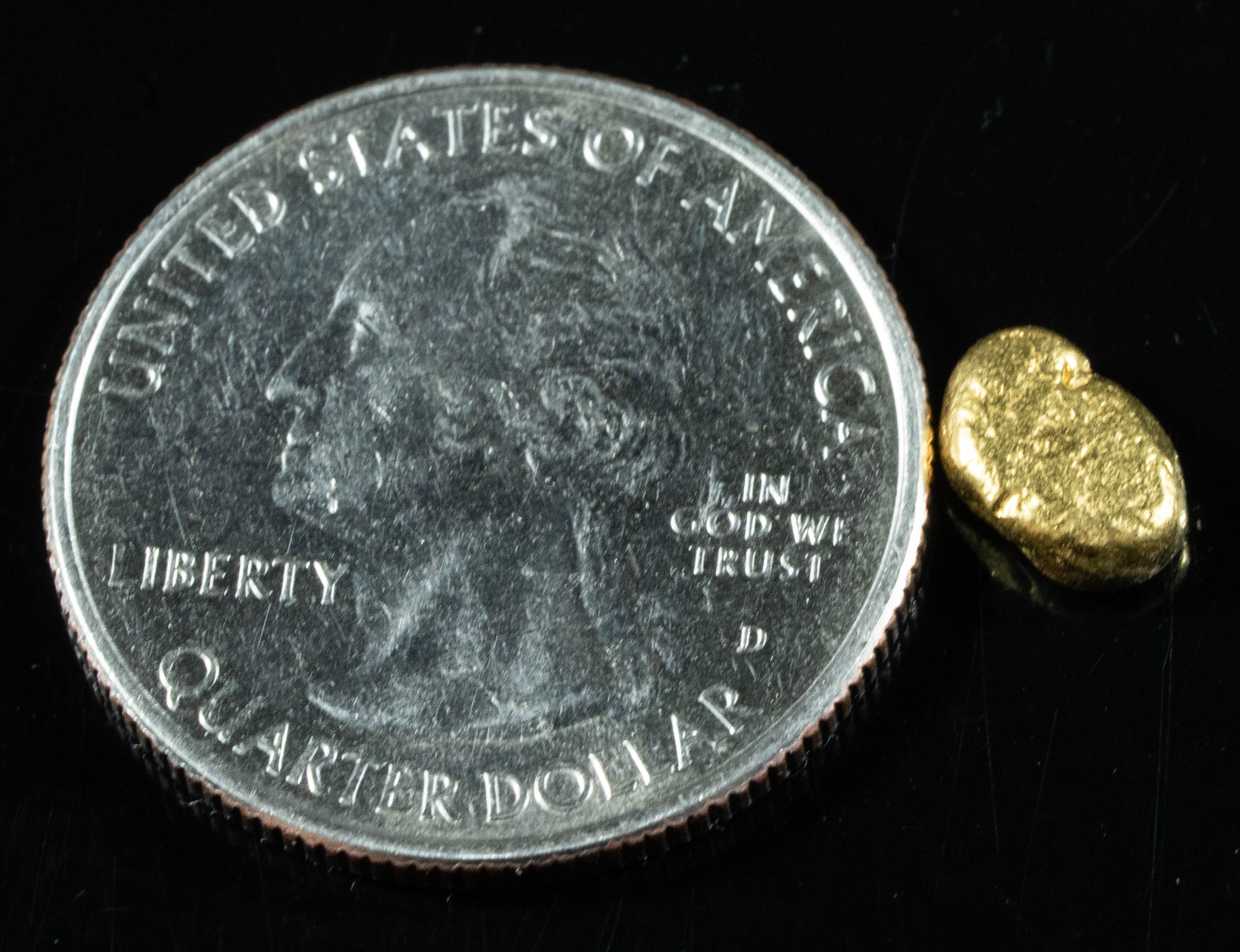 #159 Alaskan BC Natural Gold Nugget 1.29 Grams Genuine