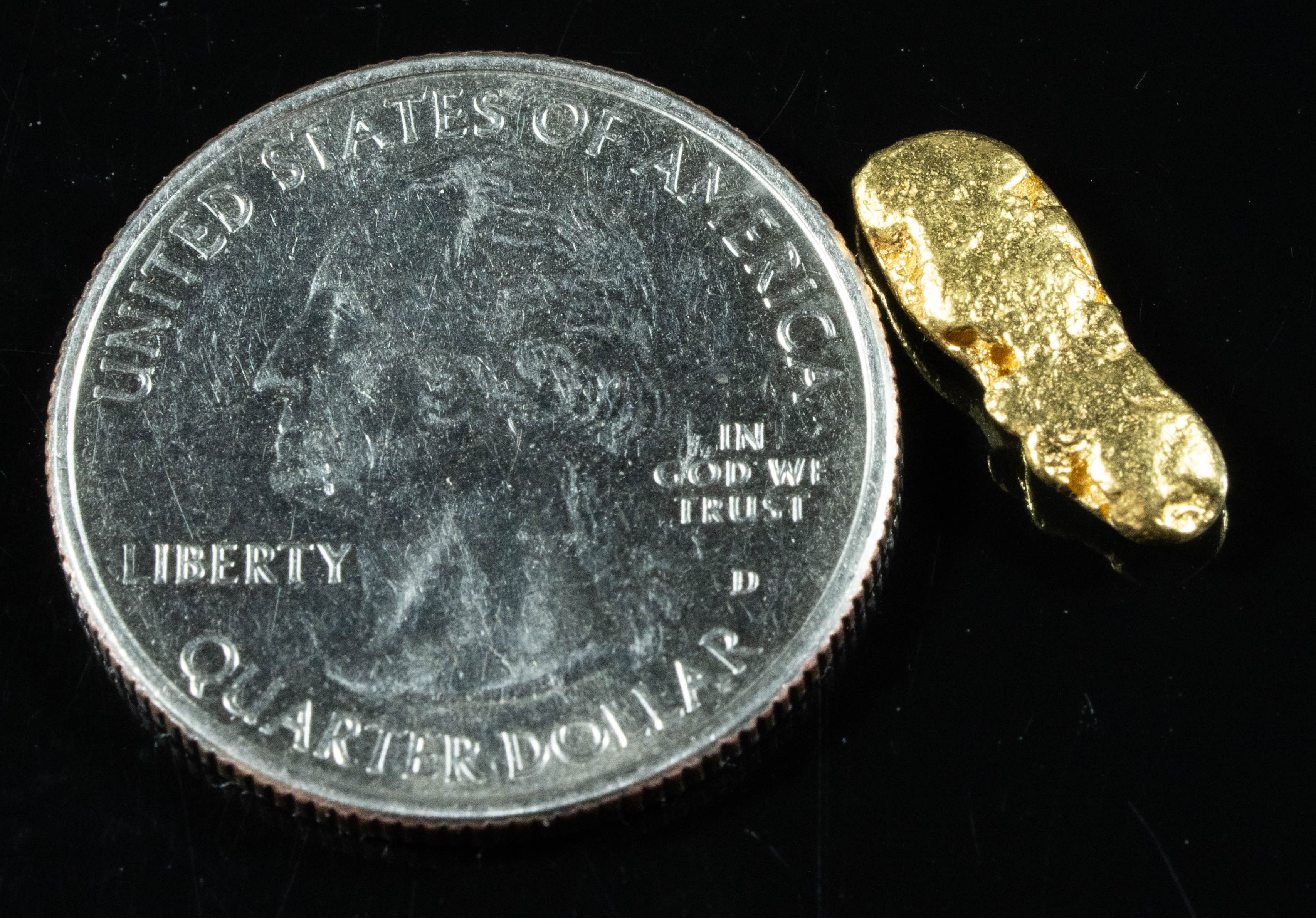 #161 Alaskan BC Natural Gold Nugget 1.94 Grams Genuine