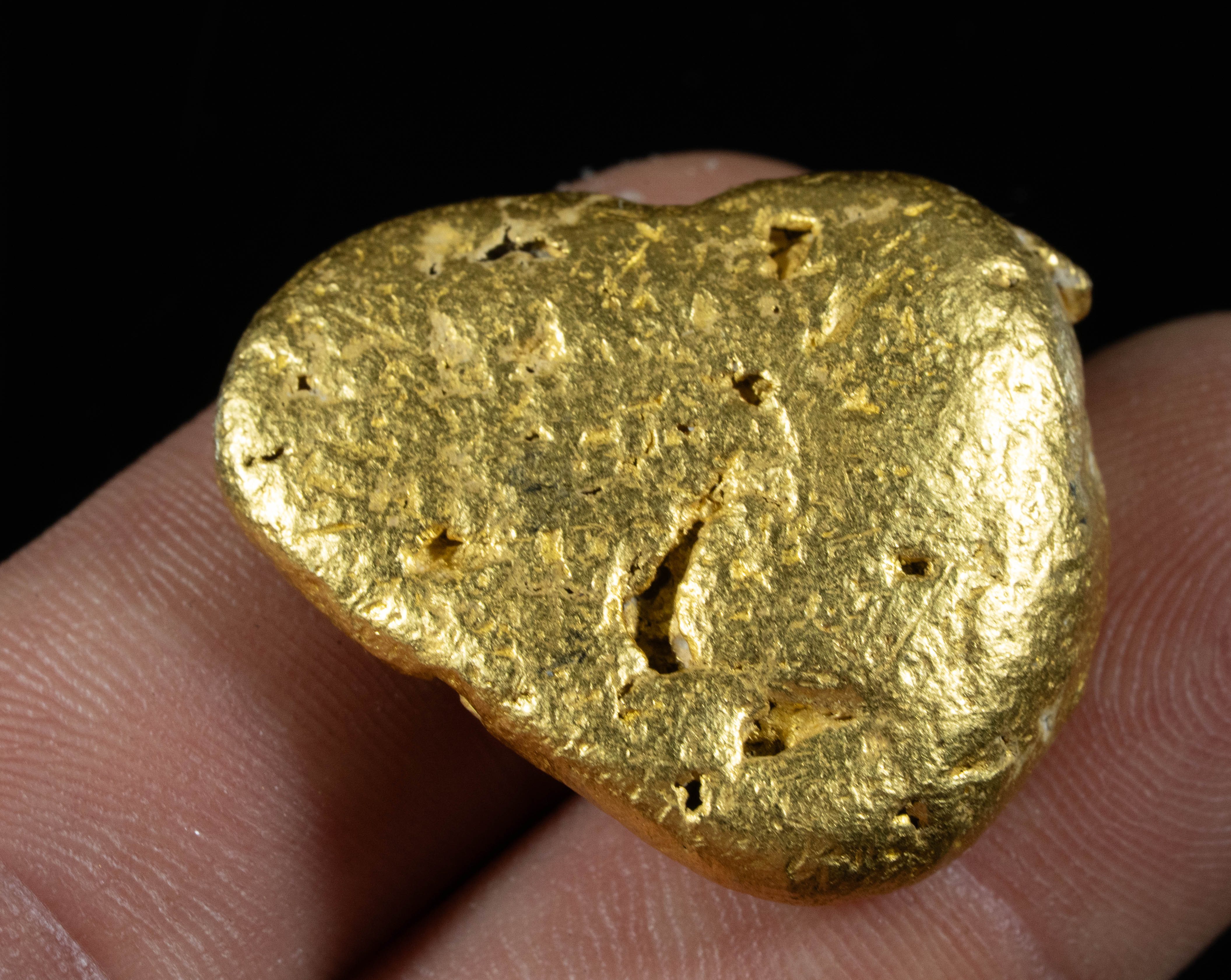 #1202 Natural Gold Nugget Australian 48.68 Grams Genuine
