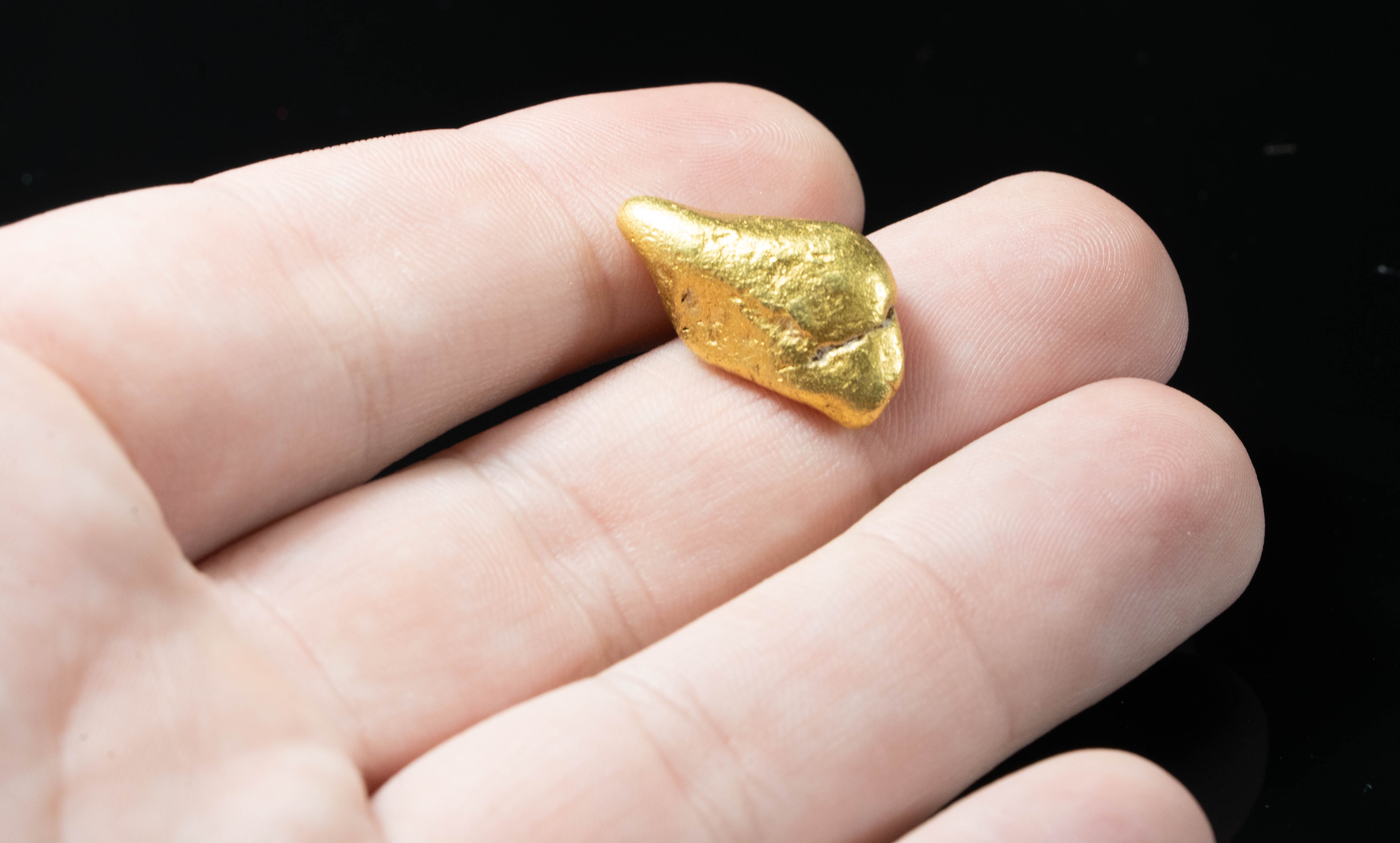 #374 Alaskan BC Natural Gold Nugget 16.70 Grams Genuine