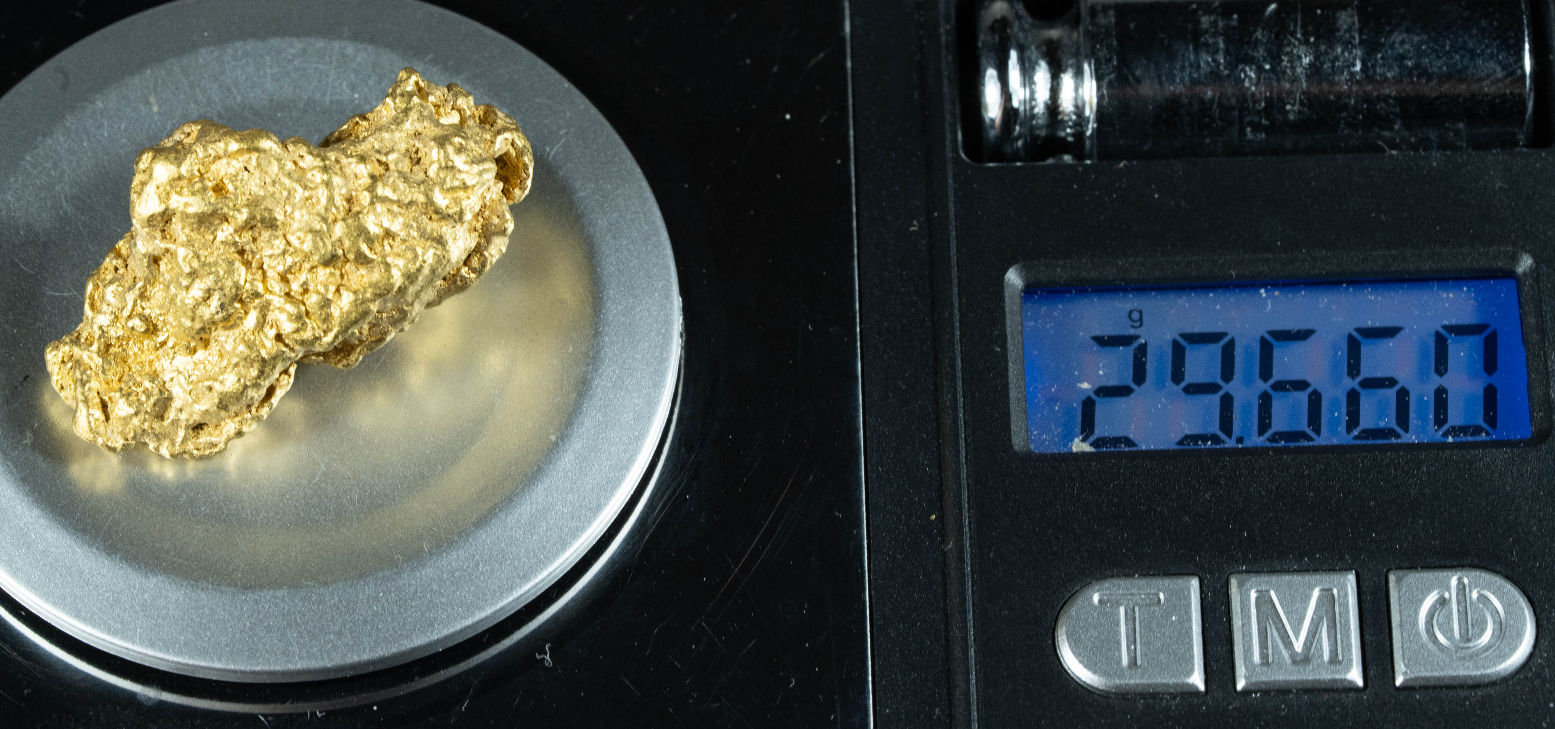 #1214 Natural Gold Nugget Australian 29.66 Grams Genuine