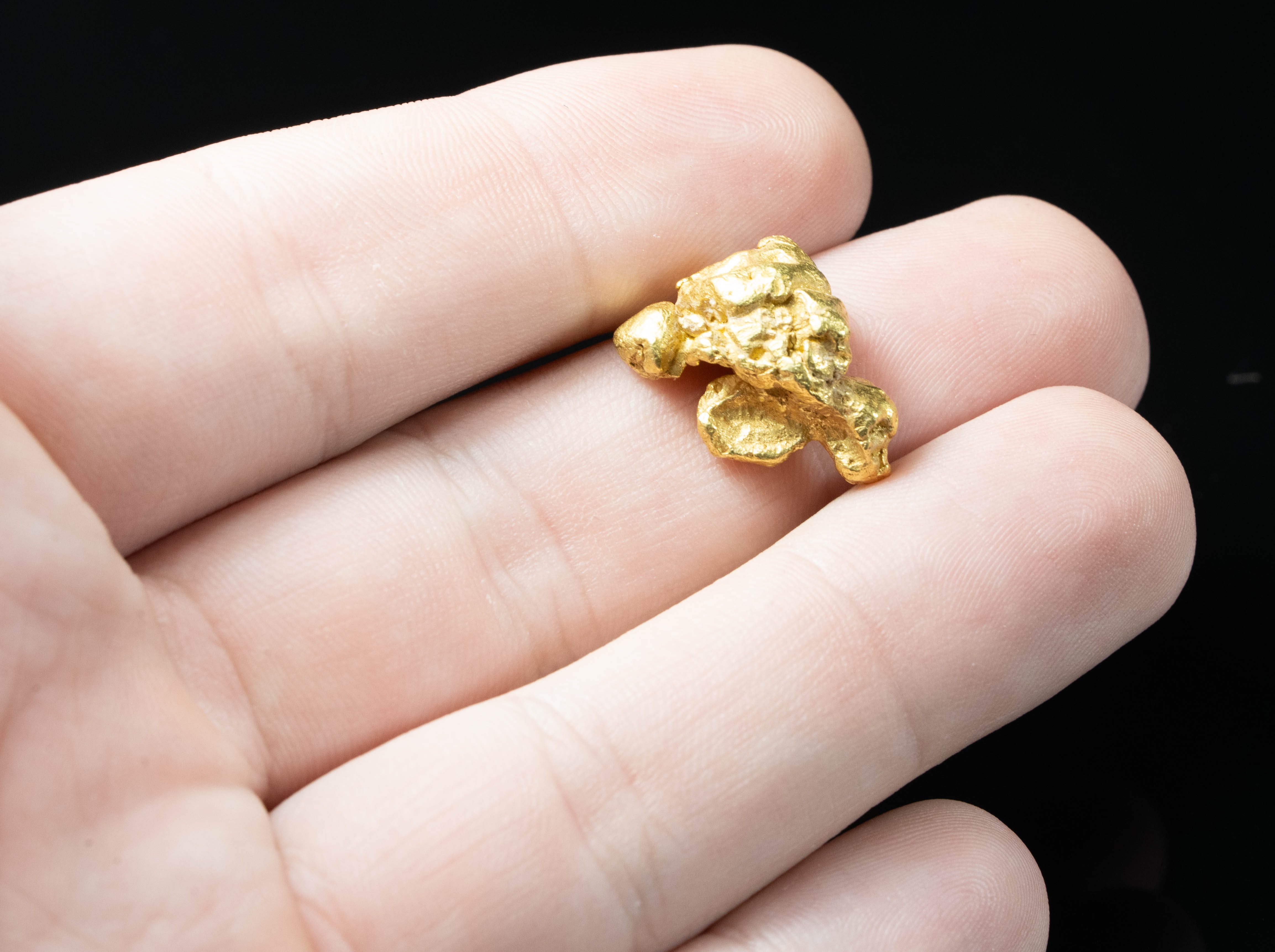 #382 Alaskan BC Natural Gold Nugget 11.44 Grams Genuine