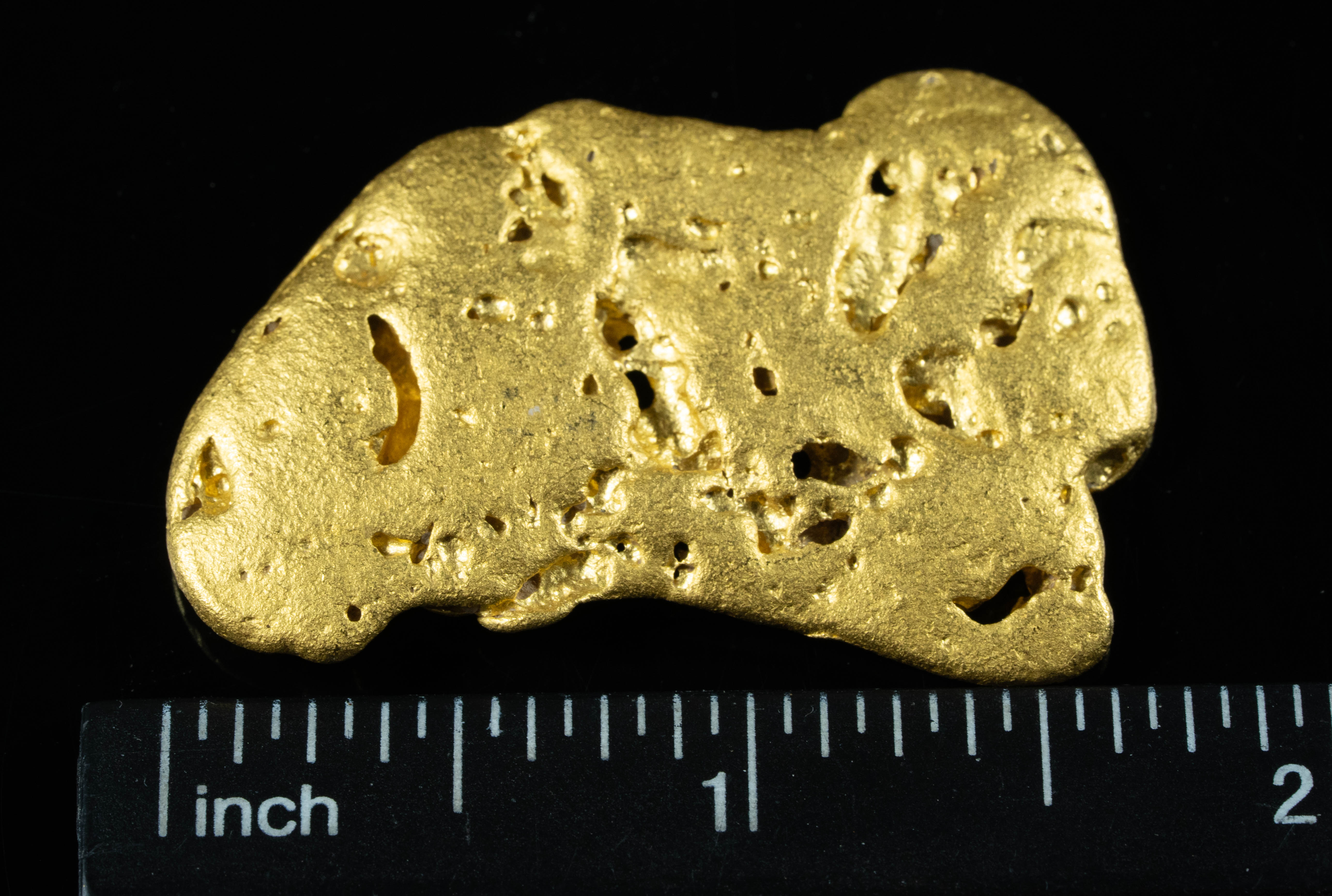 #1218 Natural Gold Nugget Australian 38.61 Grams Genuine